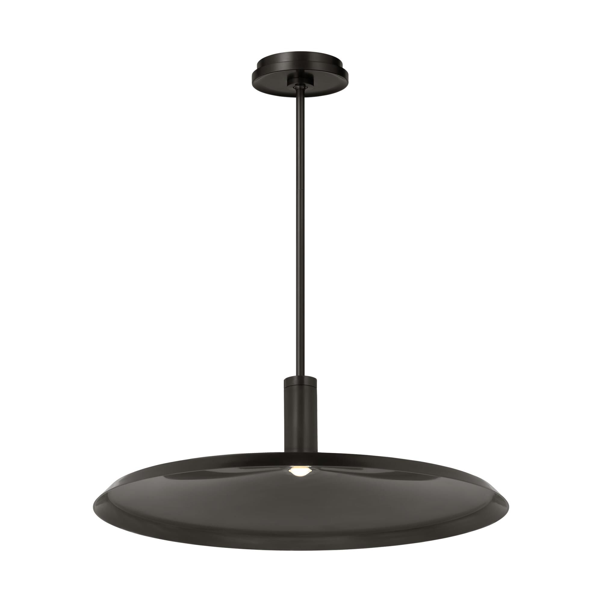 Shown in Bronze and Darkened Brass finish and Bronze and Darkened Brass shade