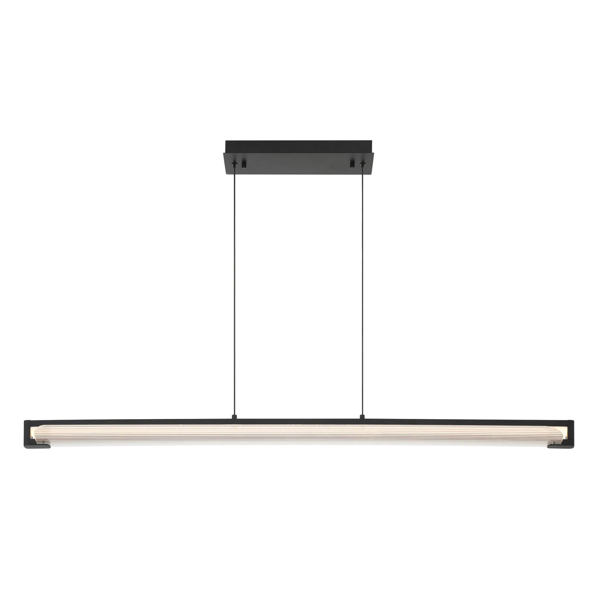 Shown in Matte Black finish and Clear glass