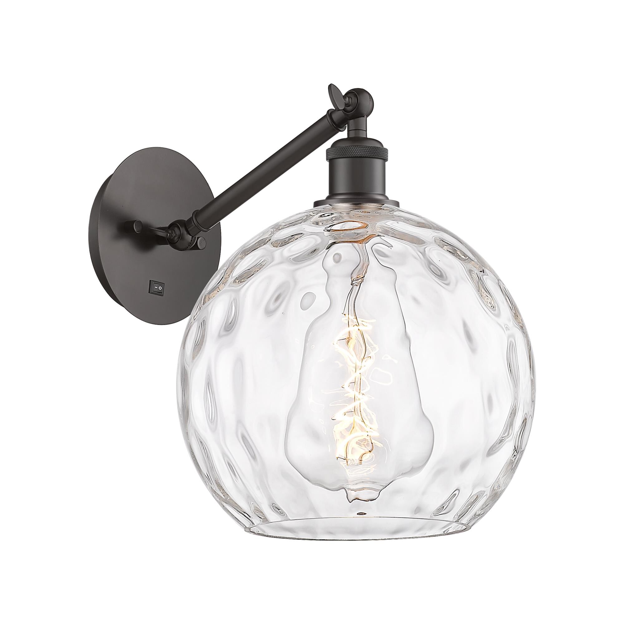 Bruno Marashlian Athens Water Glass 10 Inch Wall Swing Lamp by Innovations Lighting