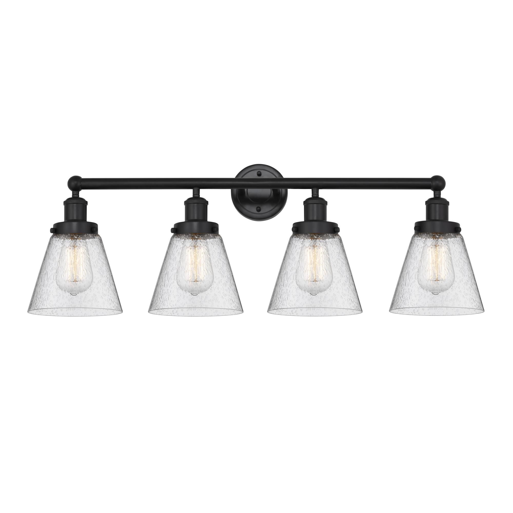 Shown in Matte Black, Mercury finish and Mercury glass and Mercury Glass shade