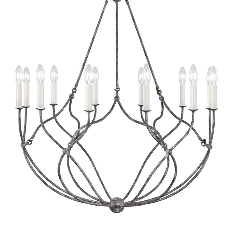 Chapman & Myers Richmond 12 Light Chandelier by Visual Comfort Studio Collection