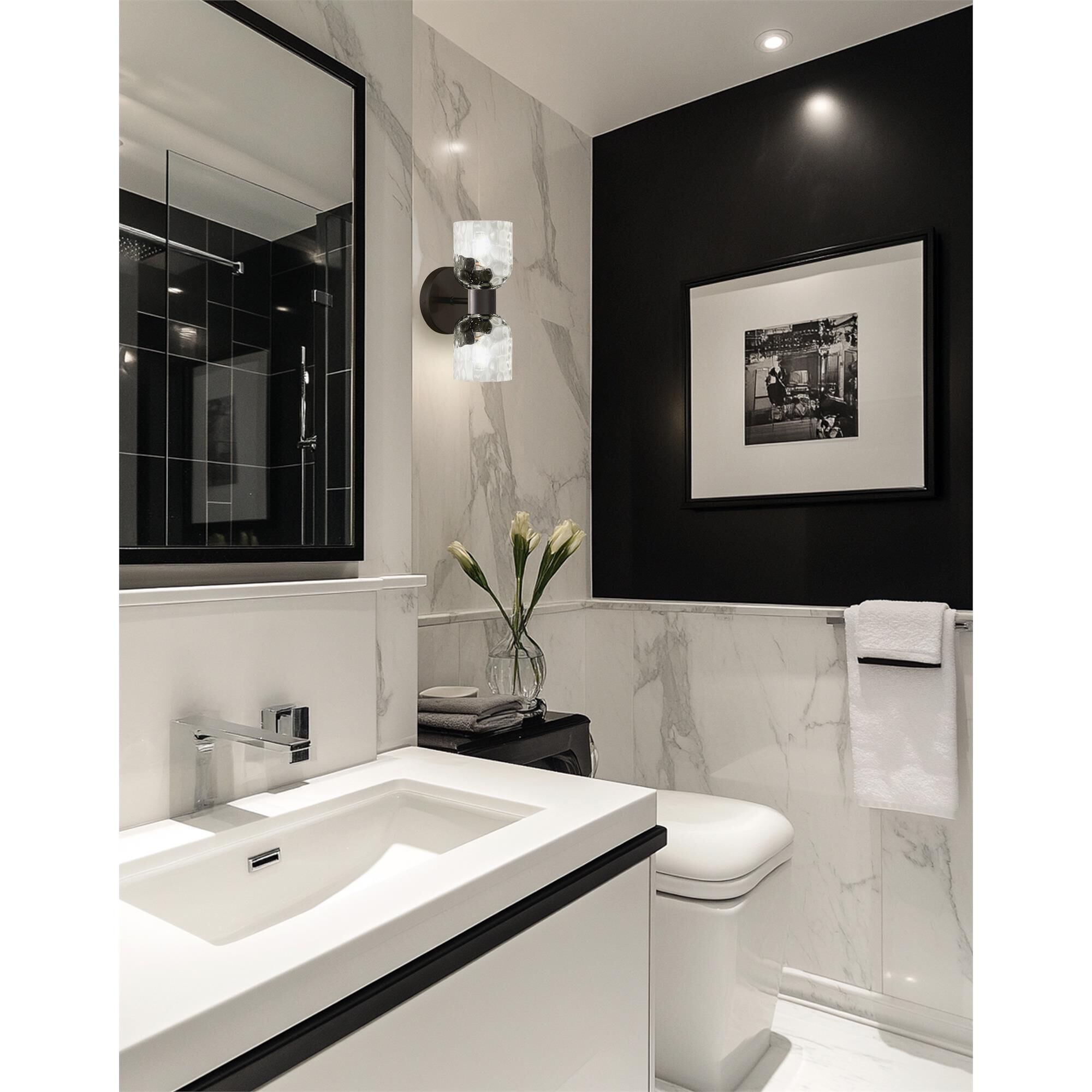 Vallora 12 Inch Bath Vanity Light by Dainolite