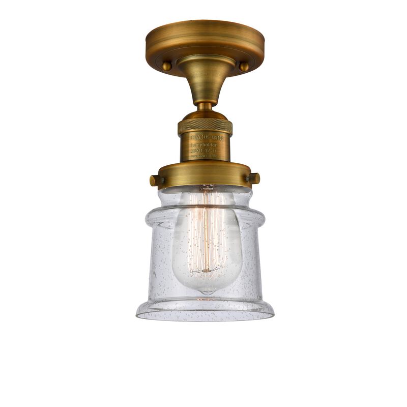Bruno Marashlian Canton 6 Inch 1 Light Semi Flush Mount by Innovations Lighting