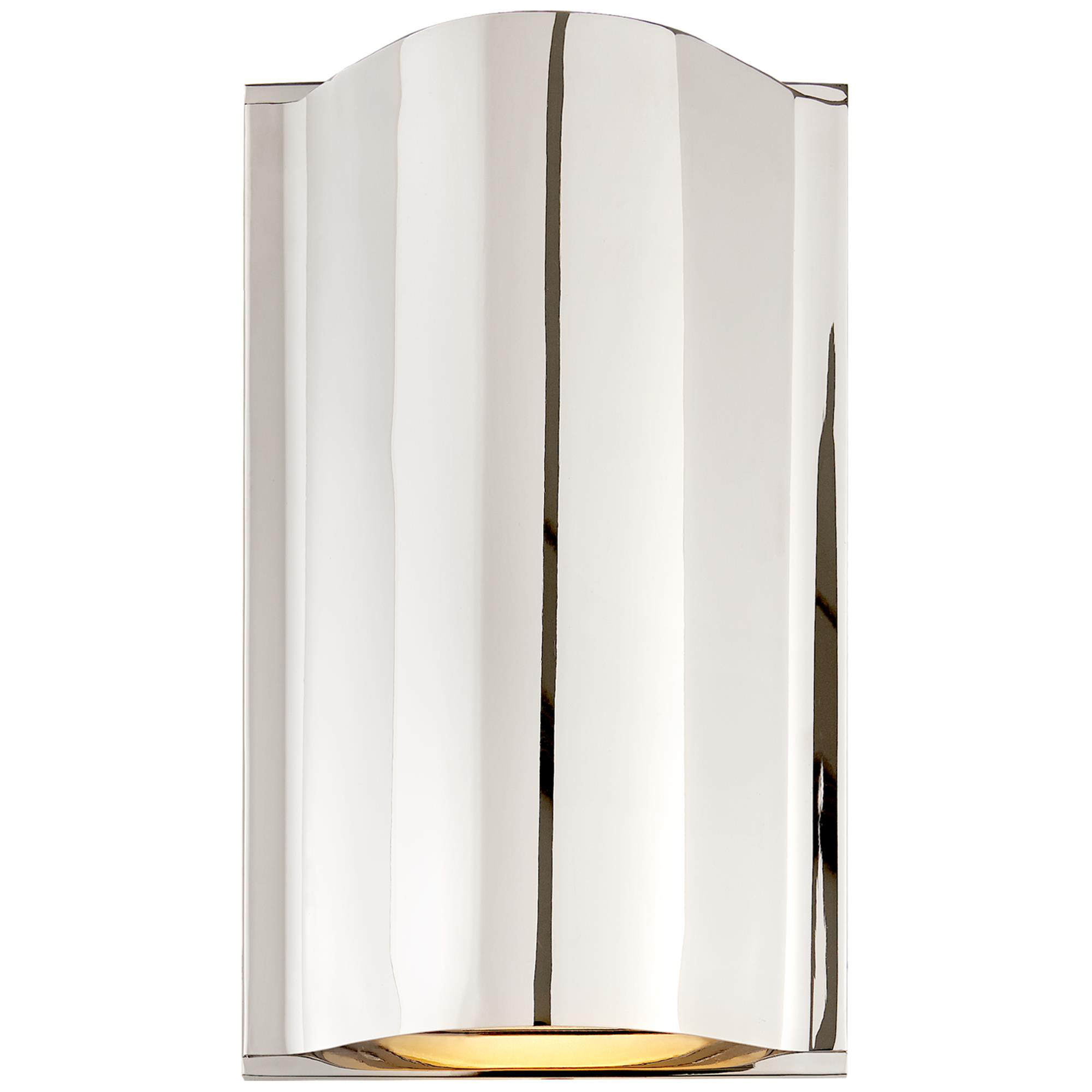 Shown in Polished Nickel finish and Frosted glass