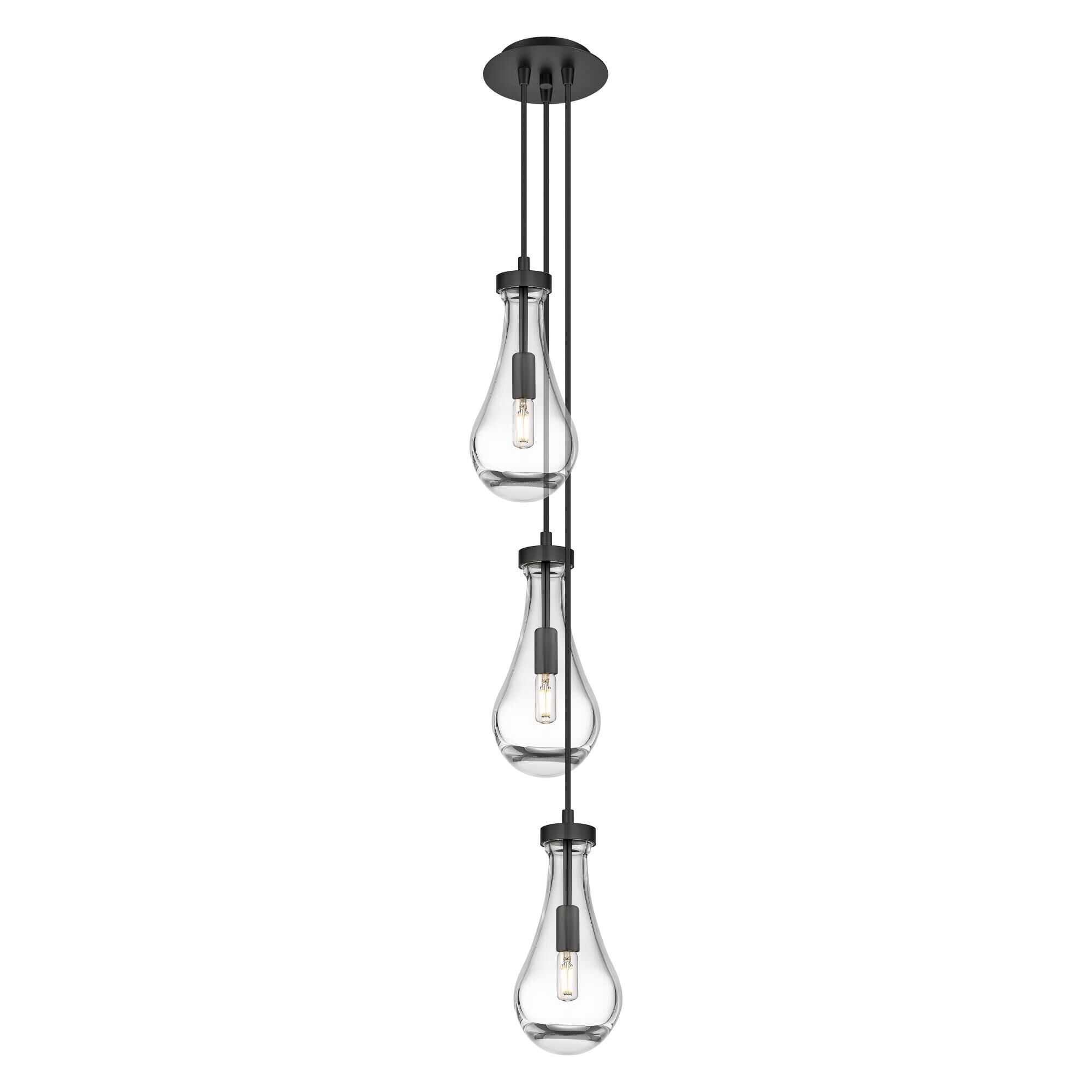 Bruno Marashlian Owego 7 Inch 3 Light Multi Light Pendant by Innovations Lighting