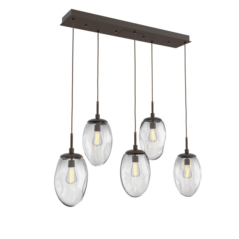 Levi Wilson Nebula 39 Inch 5 Light Linear Suspension Light by Hammerton Studio