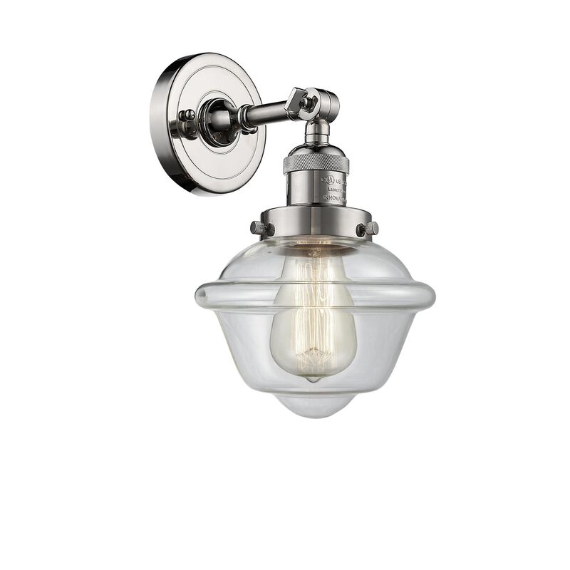Bruno Marashlian Small Oxford 7 Inch 1 Light Semi Flush Mount by Innovations Lighting