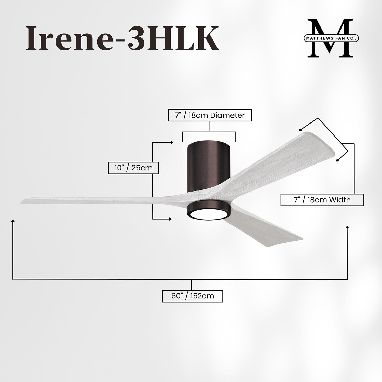 Shown in Brushed Bronze finish