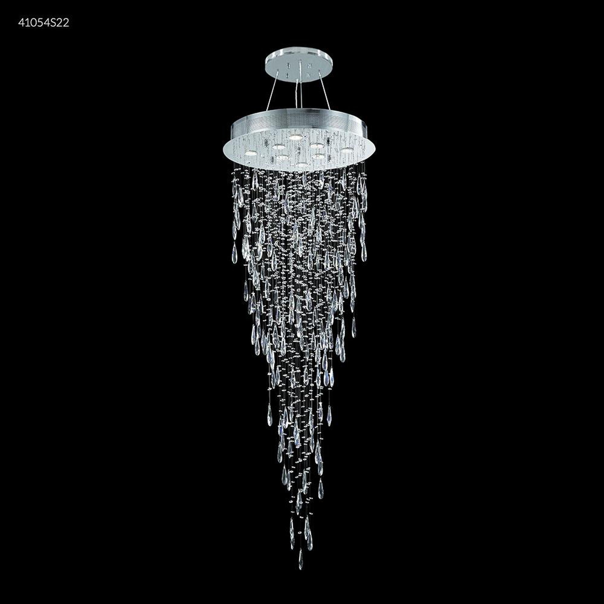 Shown in Silver finish and Imperial - Clear crystal