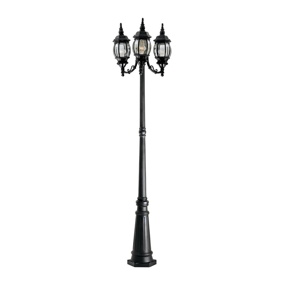 Riviera 85 Inch Tall 3 Light Outdoor Post Lamp by Designers Fountain