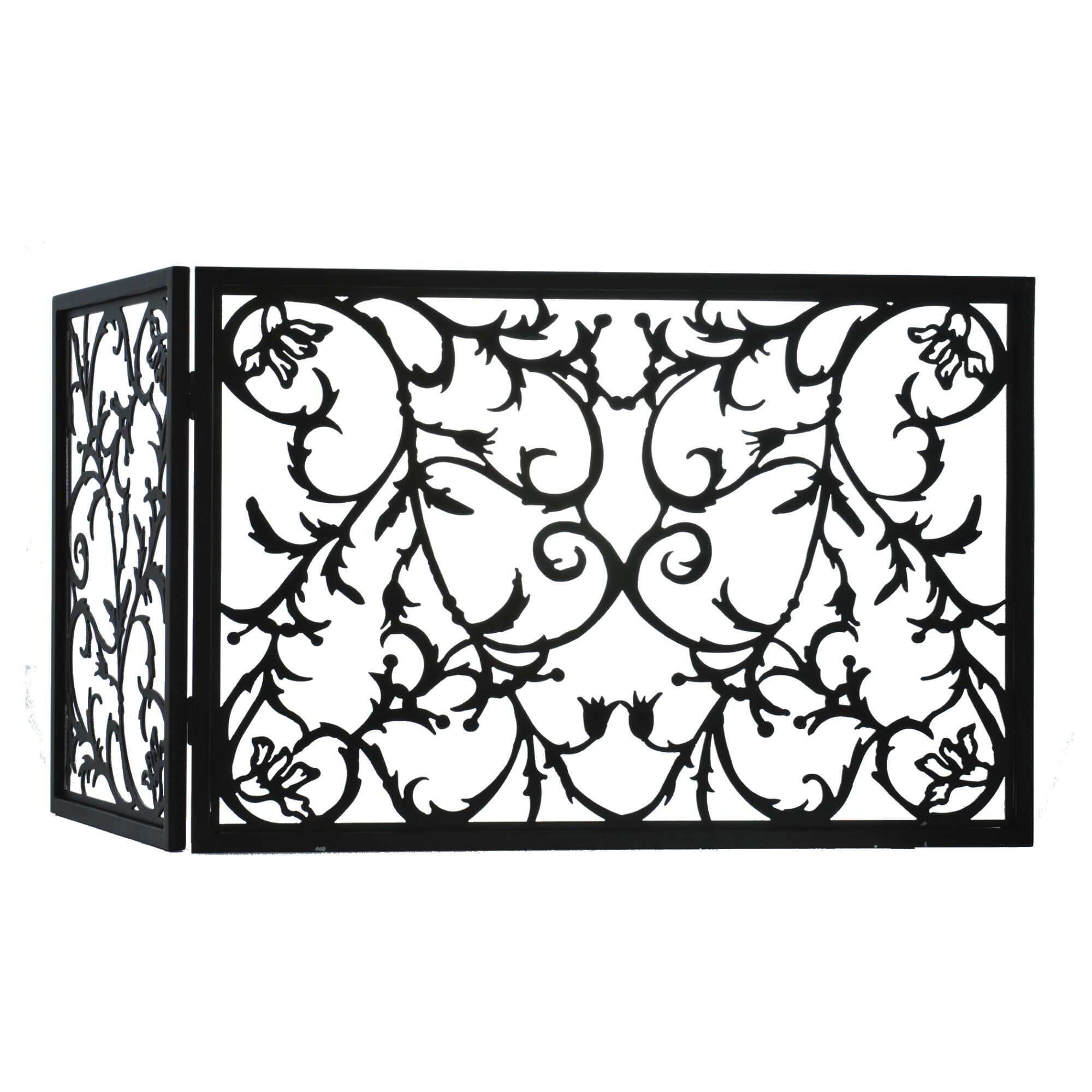 Vine Fireplace Screen by Meyda Lighting
