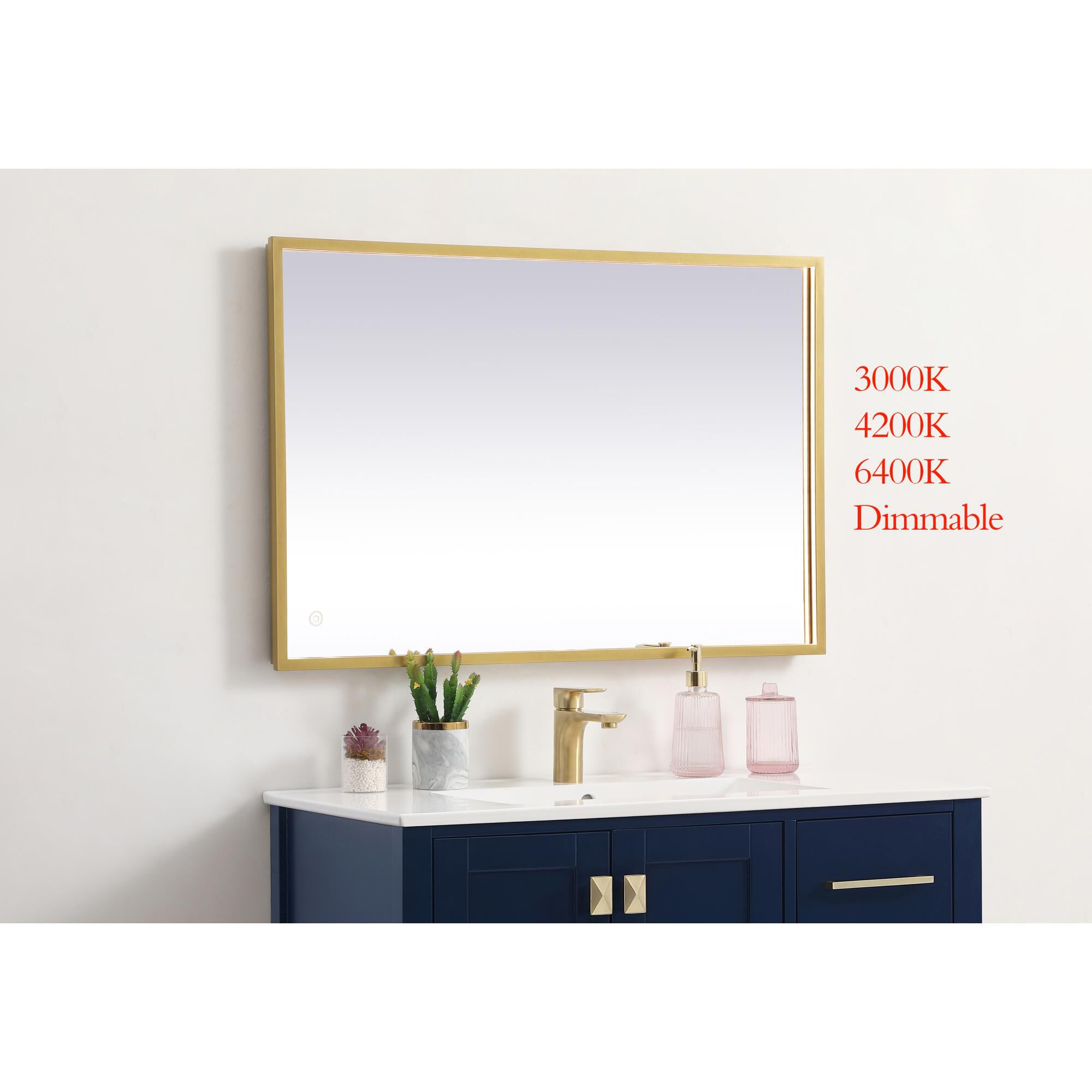 Pier LED Lighted Mirror by Elegant Decor