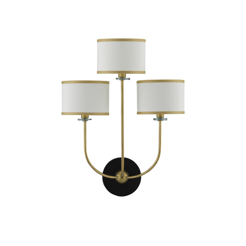 Croydon Large 3 Light Wall Sconce by Currey & Company