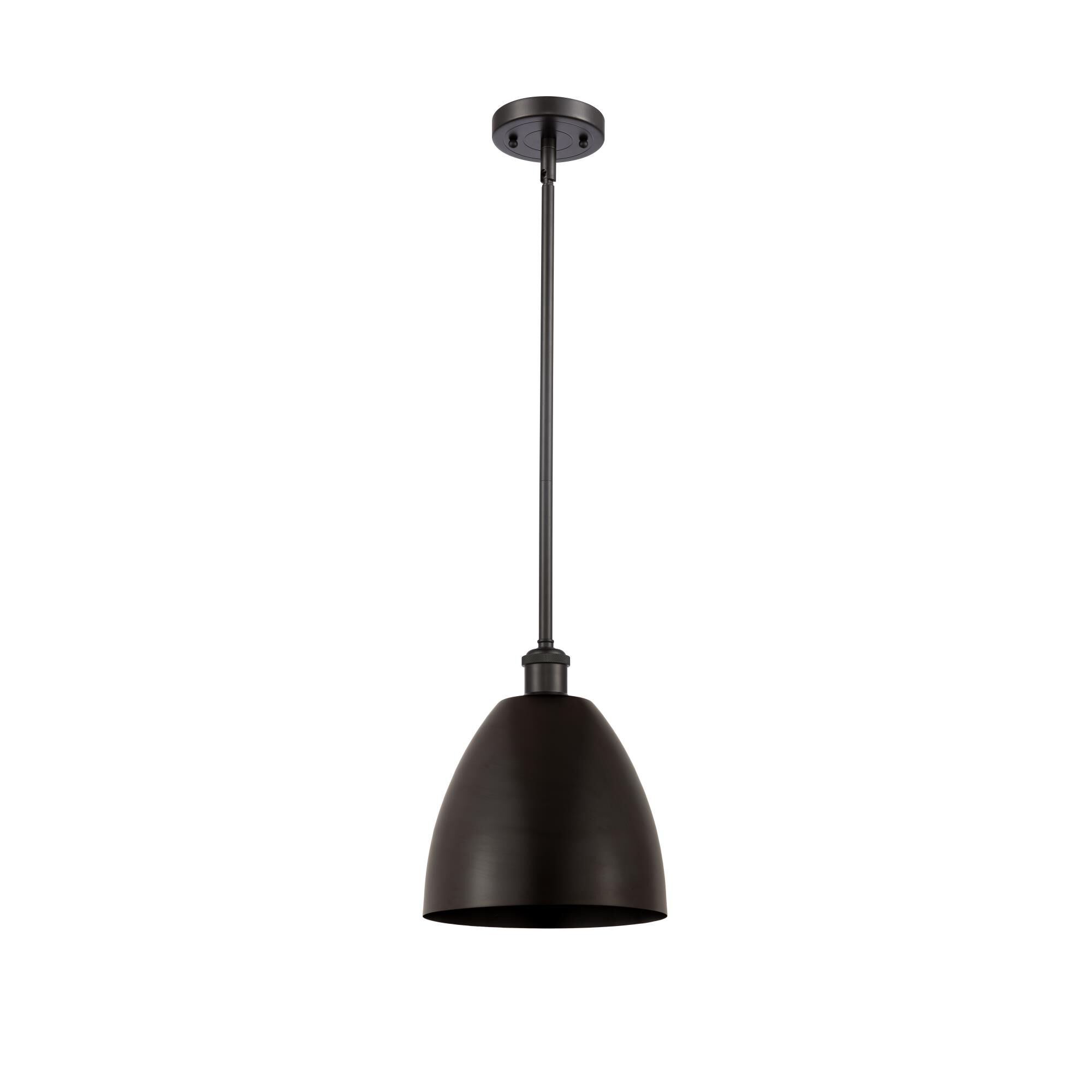 Shown in Oil Rubbed Bronze finish and Oil Rubbed Bronze Ballston Dome shade