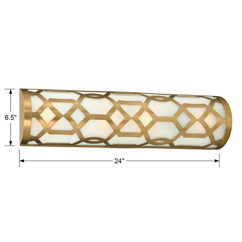 Libby Langdon Jennings 24 Inch Bath Vanity Light by Crystorama