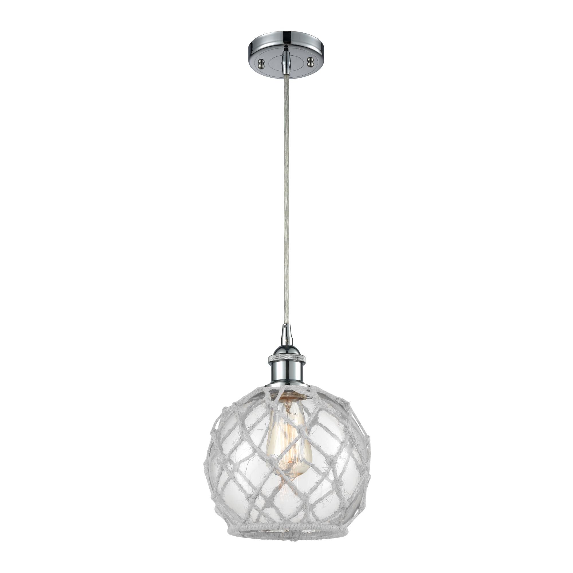 Innovations Lighting Bruno Marashlian Farmhouse Rope 8 Inch Mini Pendant