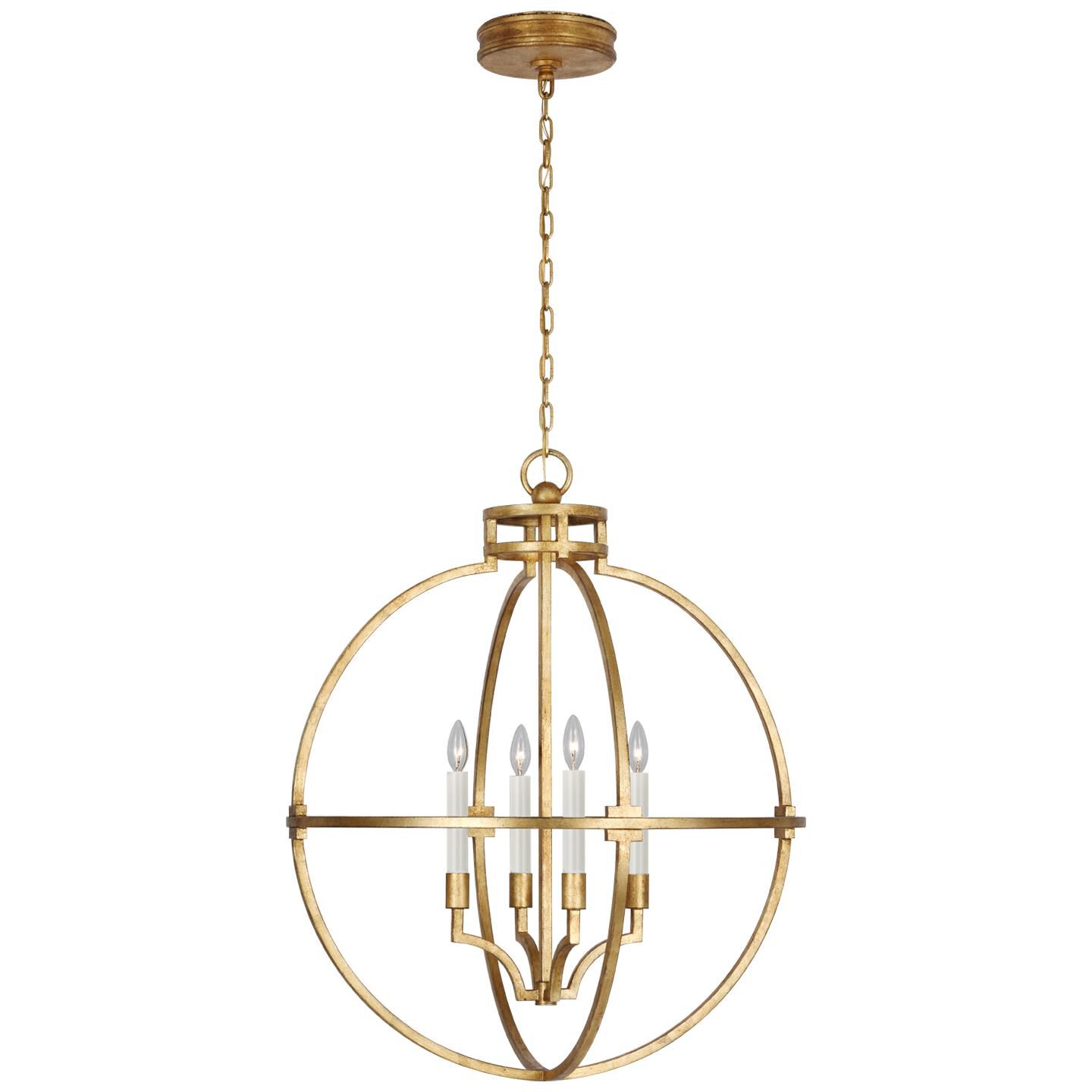 Chapman & Myers Lexie 30 Inch Cage Pendant by Visual Comfort Signature Collection