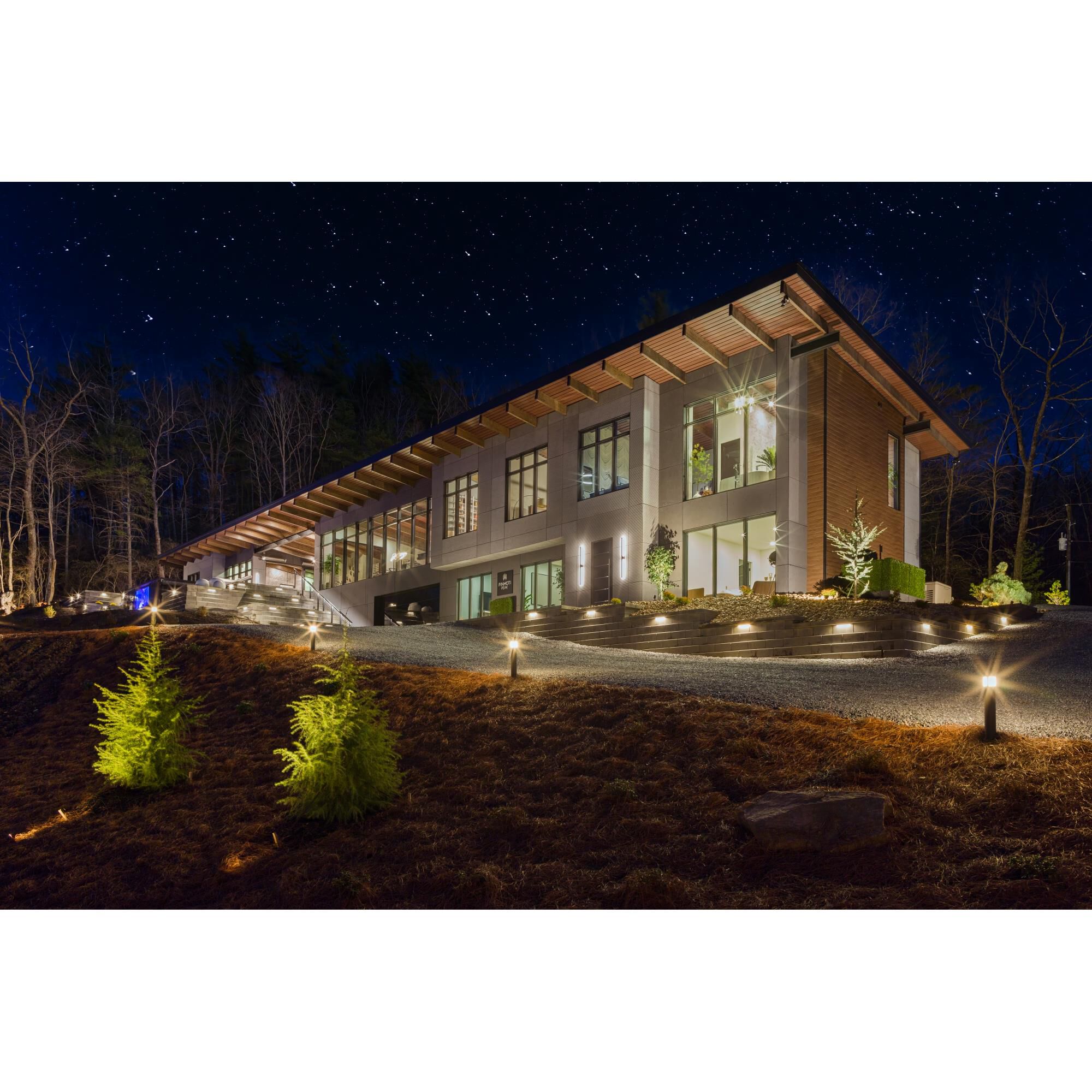 Alumilux Line 51 Inch Tall 2 Light LED Outdoor Wall Light by ET2 Lighting