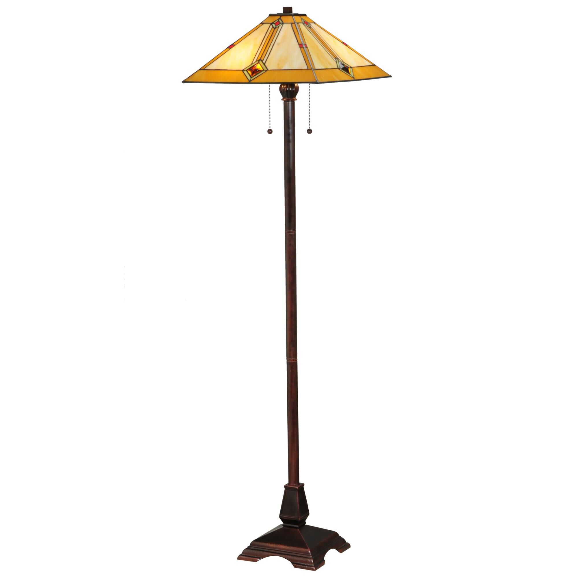 Diamond Mission 62 Inch Floor Lamp by Meyda Lighting