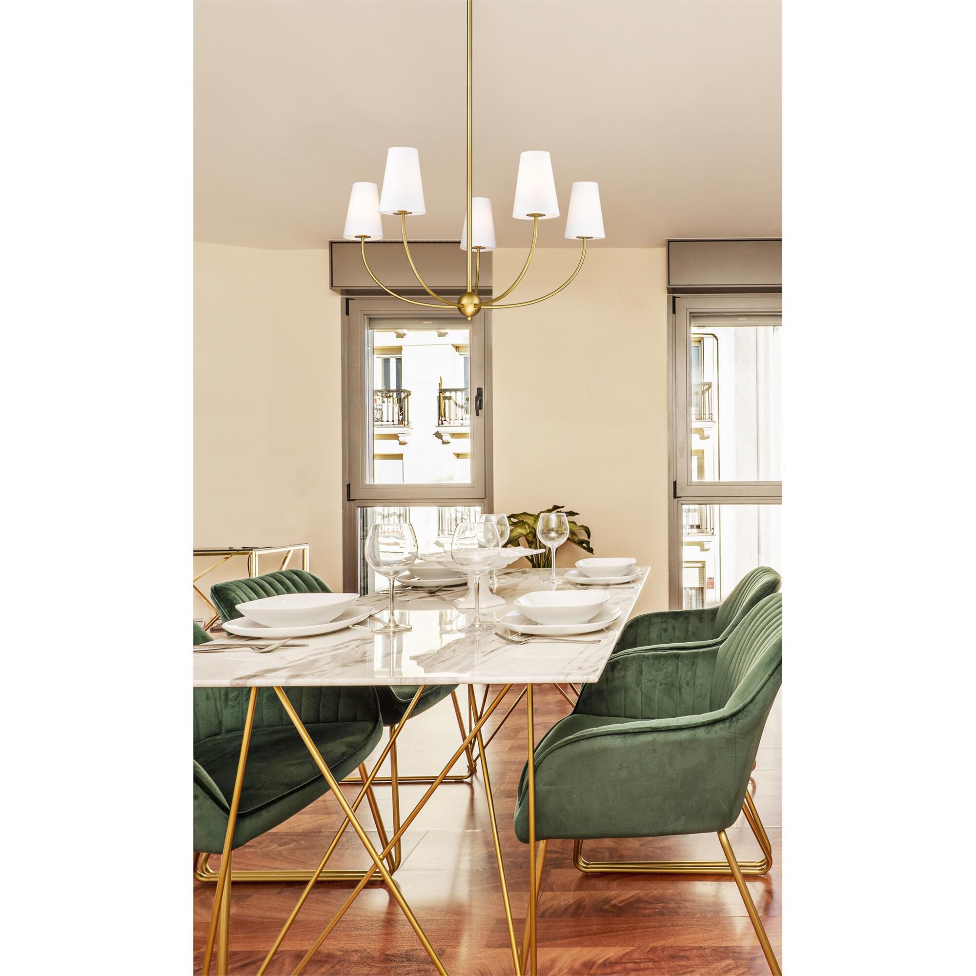 Shannon 32 Inch 5 Light Chandelier by Z-Lite