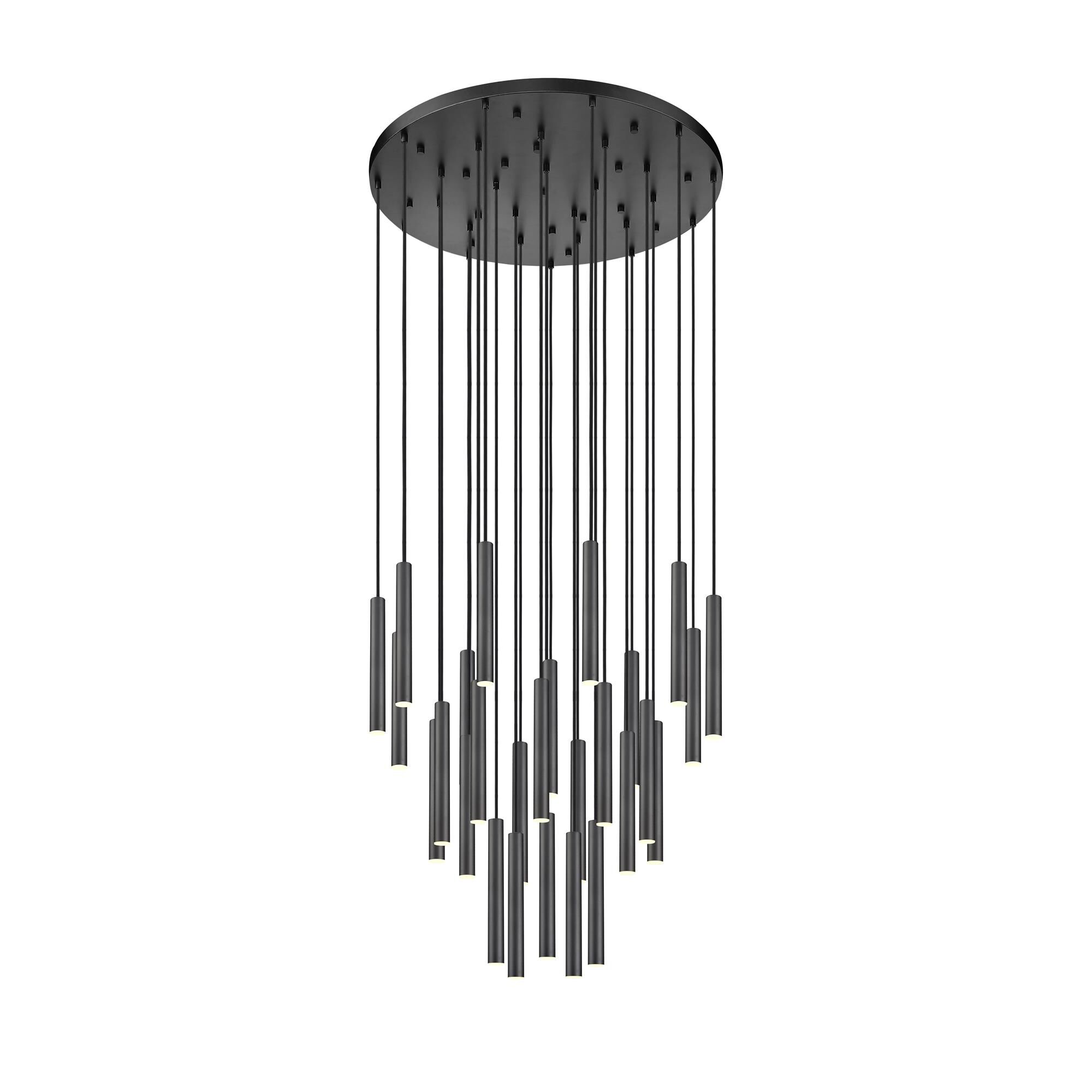 Shown in Matte Black finish and Matte Black glass and Matte Black shade