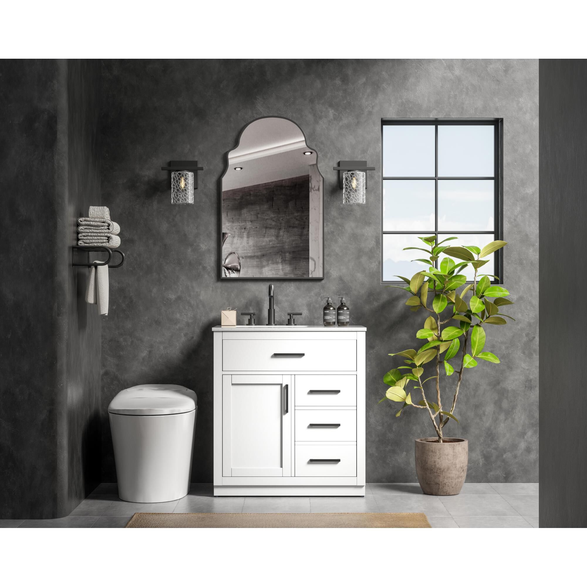 Alden 32 Inch Bath Vanity by Elegant Dcor