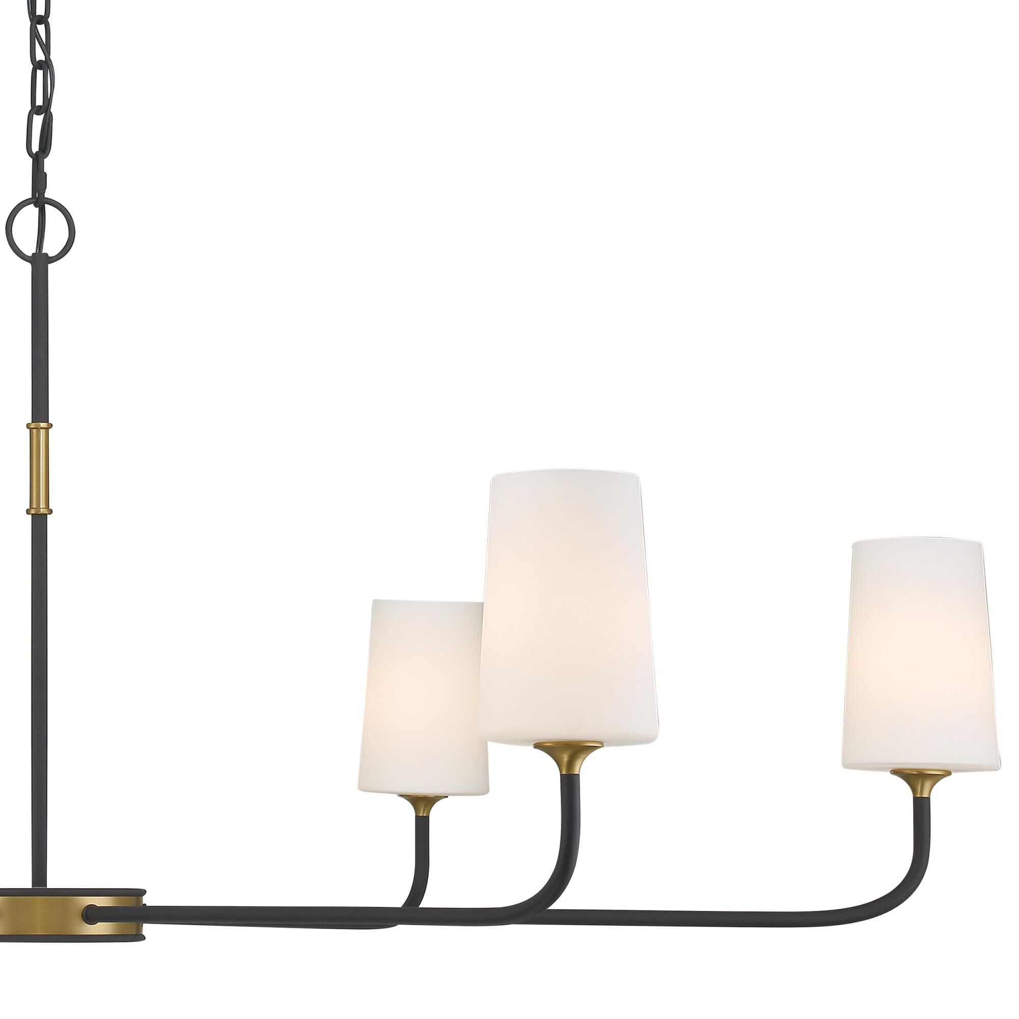 Niles 54 Inch 6 Light Chandelier by Crystorama