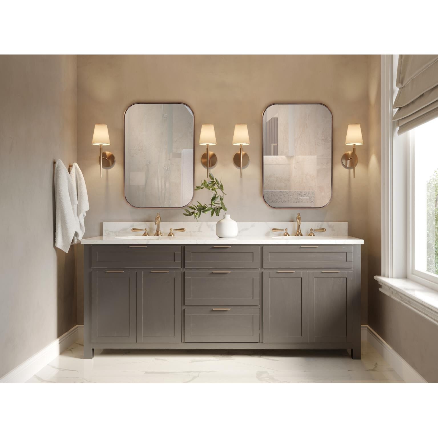 The Milo Decorative Mirror by Howard Elliott Collection