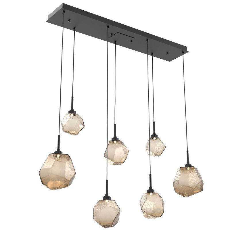 Gem 46 Inch 7 Light LED Linear Suspension Light by Hammerton Studio