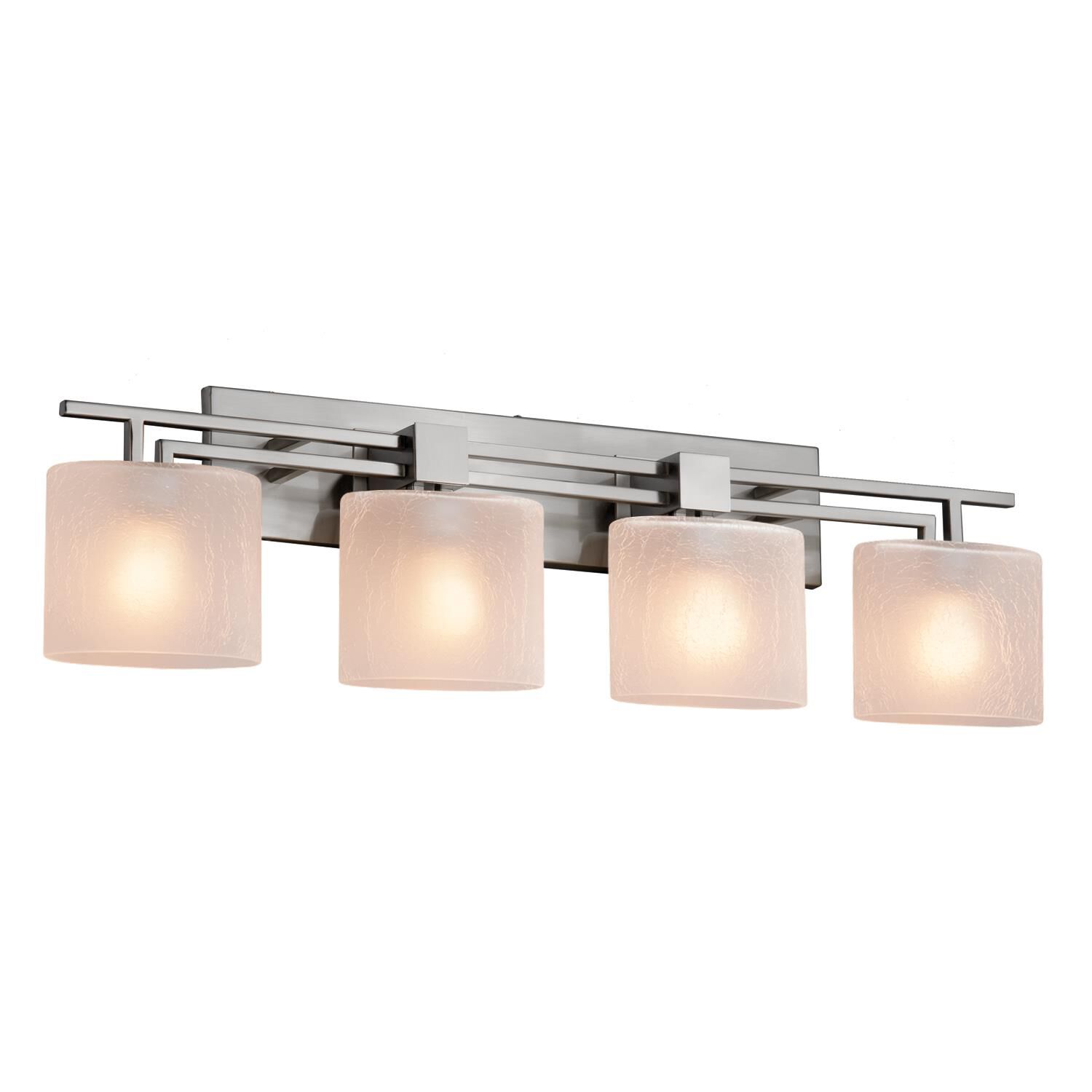 Fusion 36 Inch 4 Light Bath Vanity Light by Justice Design Group