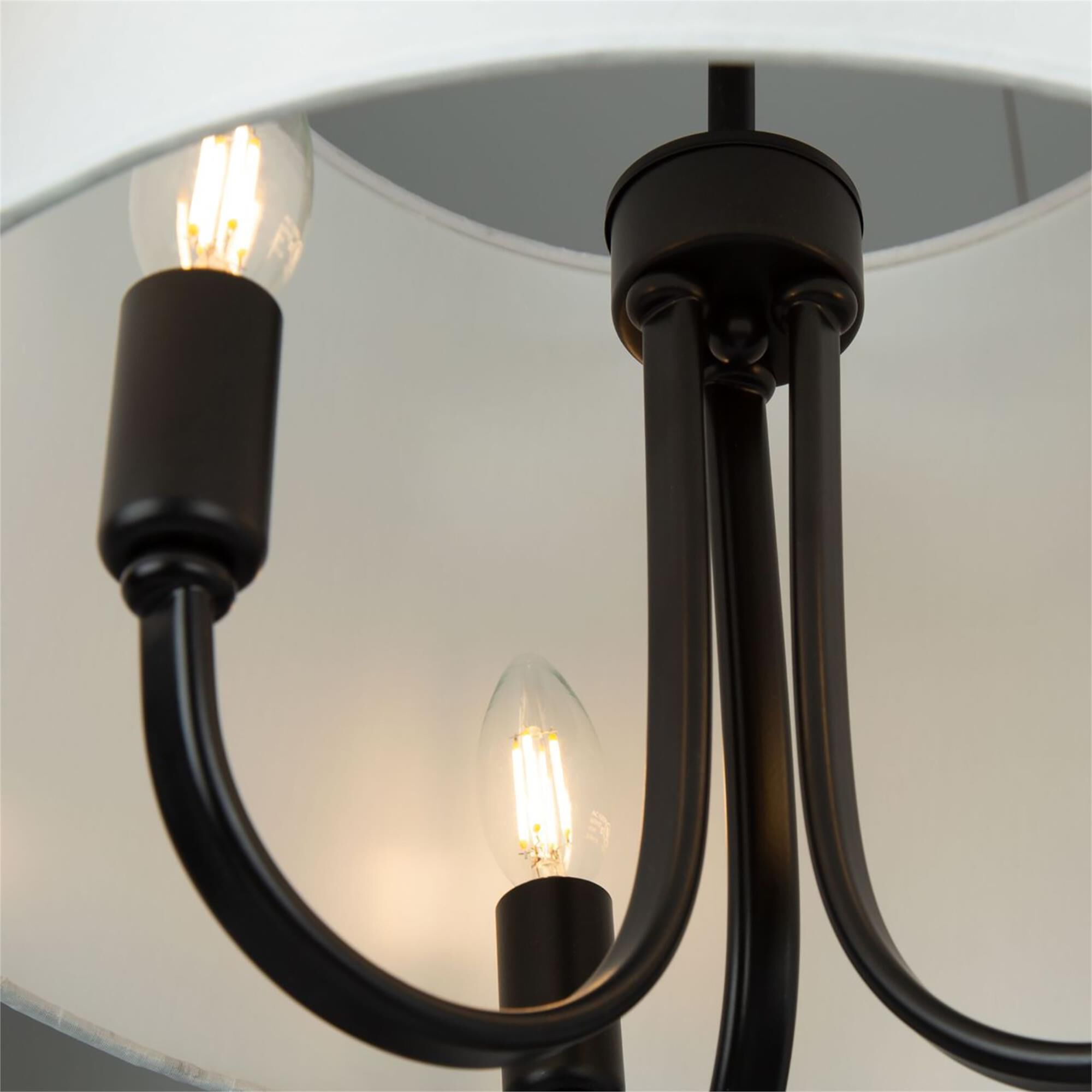 Steven Sabados (S&C) Rhythm 15 Inch 3 Light Semi Flush Mount,