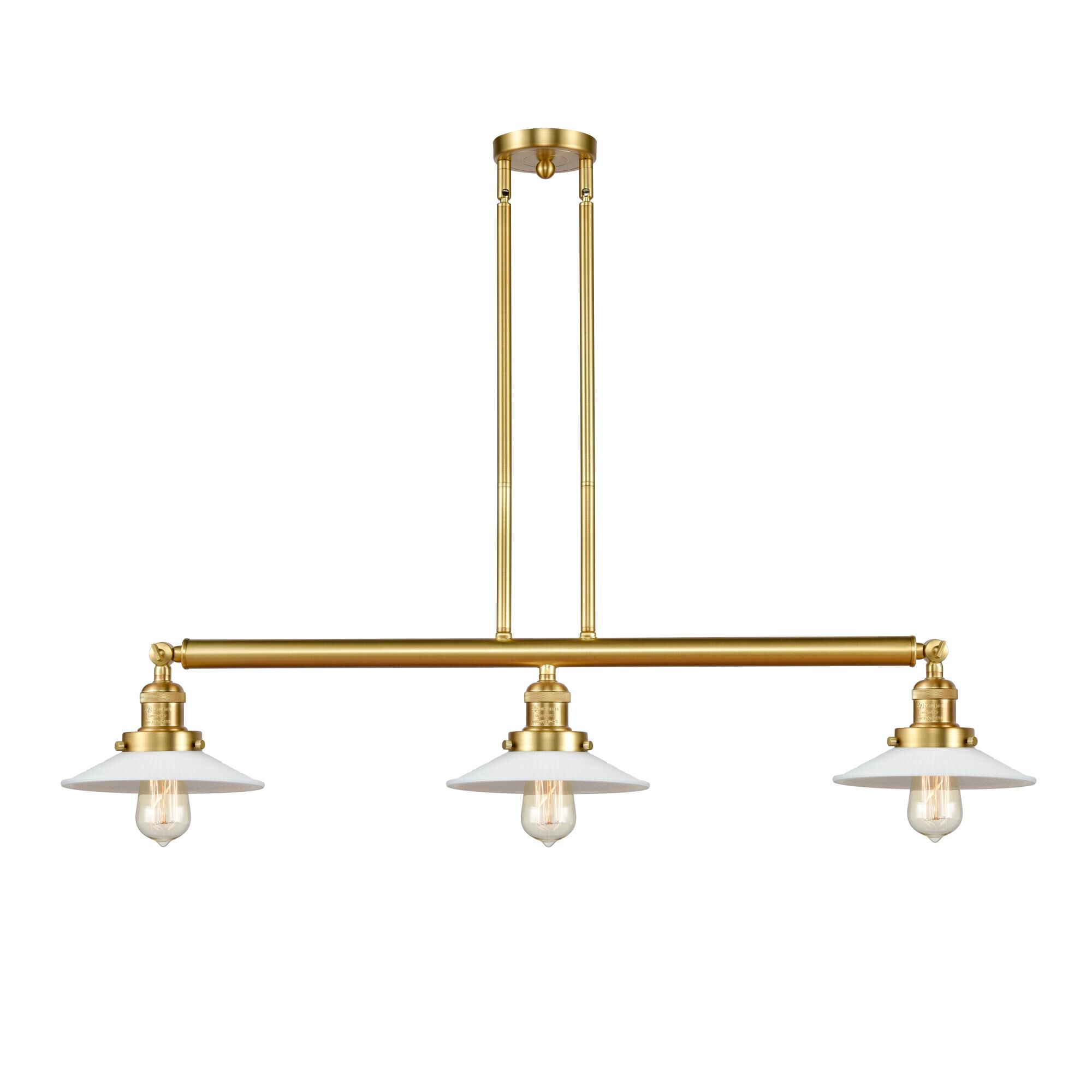 Bruno Marashlian Halophane 36 Inch 3 Light LED Linear Suspension Light by Innovations Lighting