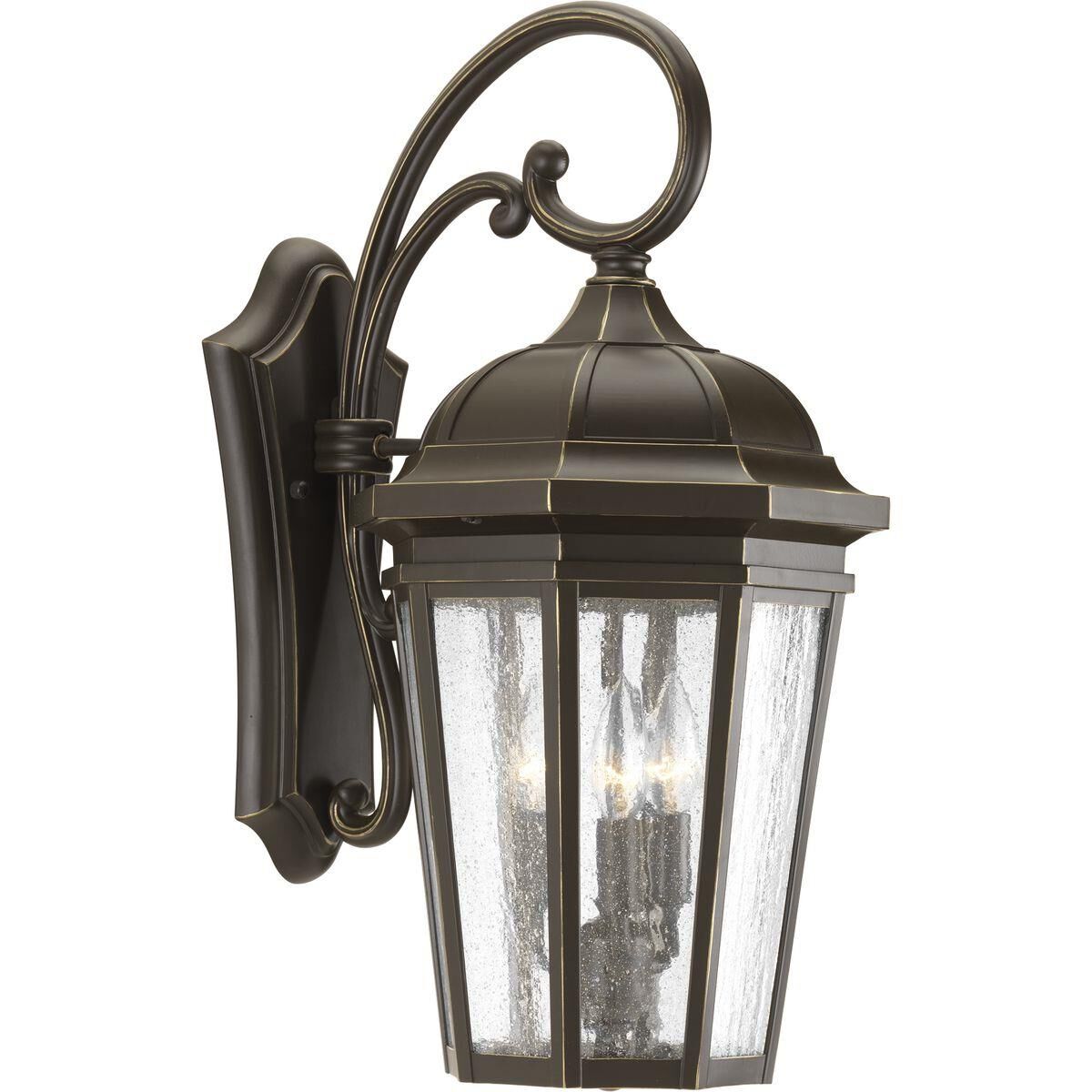 Verdae 21 Inch Tall 3 Light Outdoor Wall Light by Progress Lighting