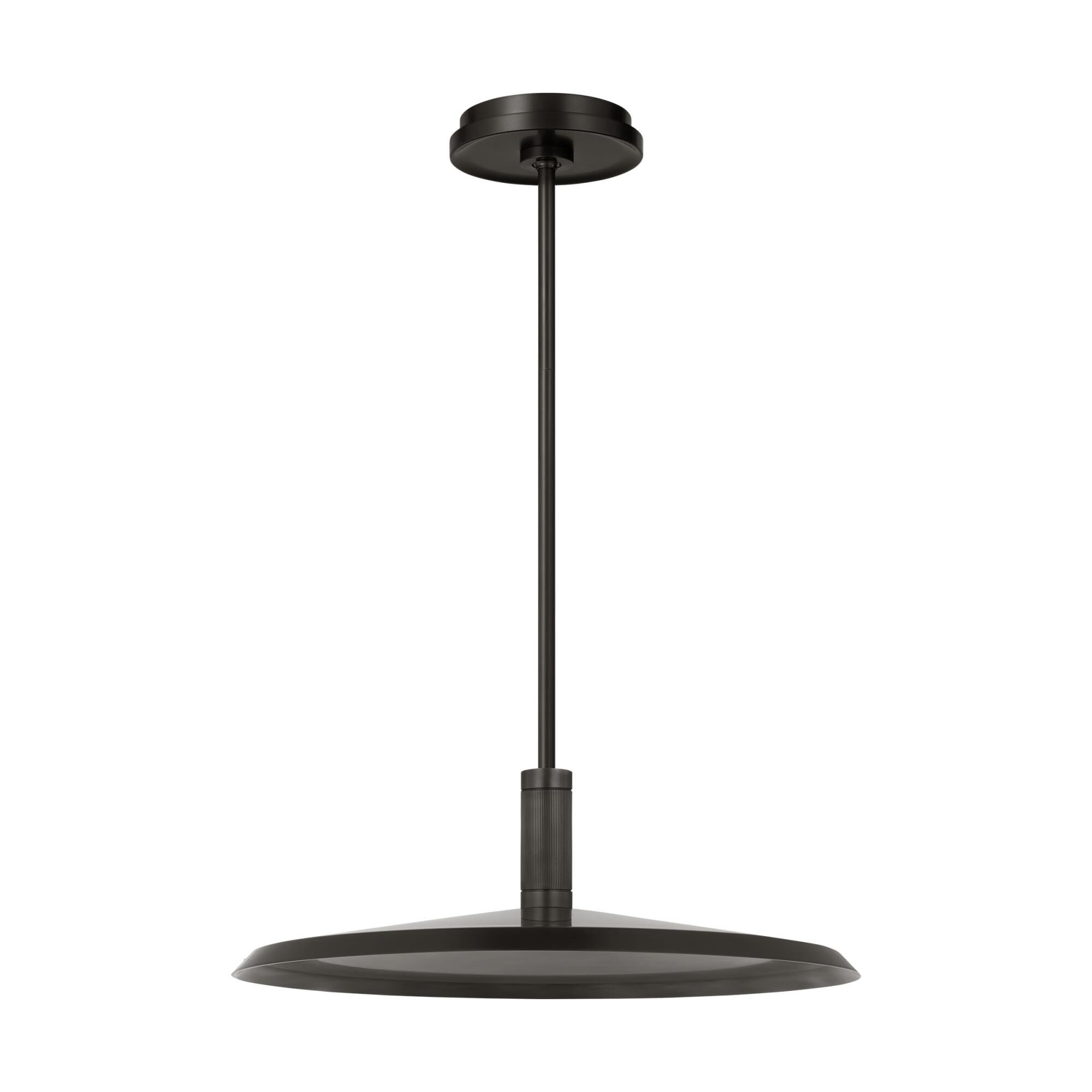 Shown in Bronze and Darkened Brass finish and Bronze and Darkened Brass shade