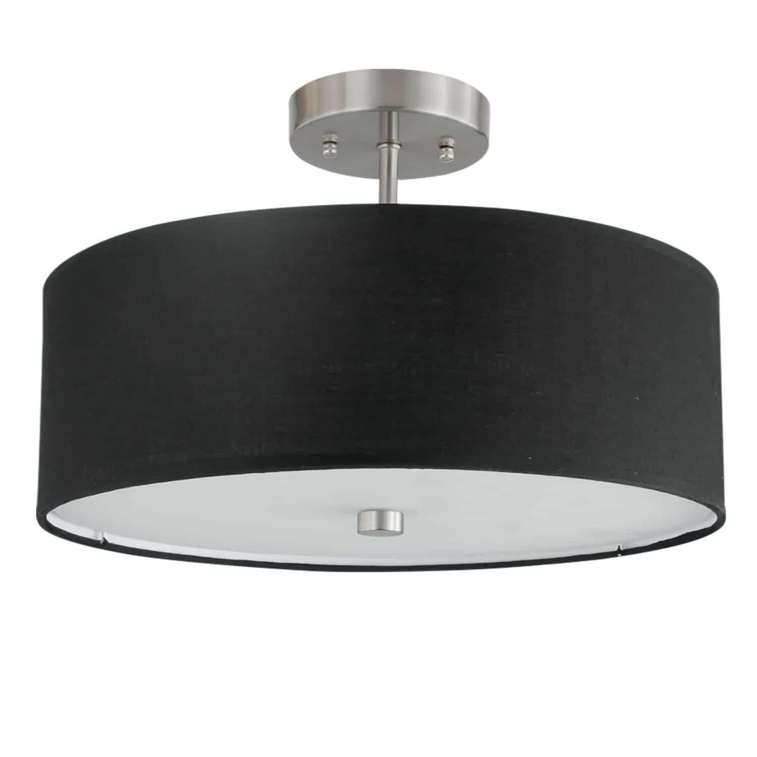 14 Inch 3 Light Semi Flush Mount by Dainolite