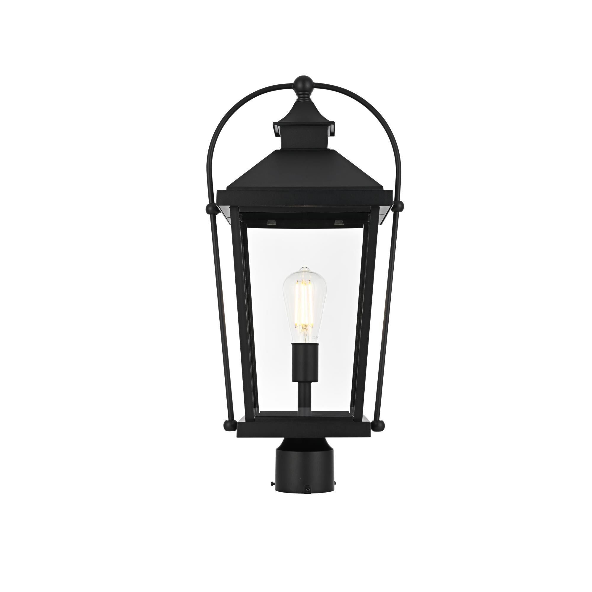 Luz 23 Inch Outdoor Post Lamp by Elegant Lighting