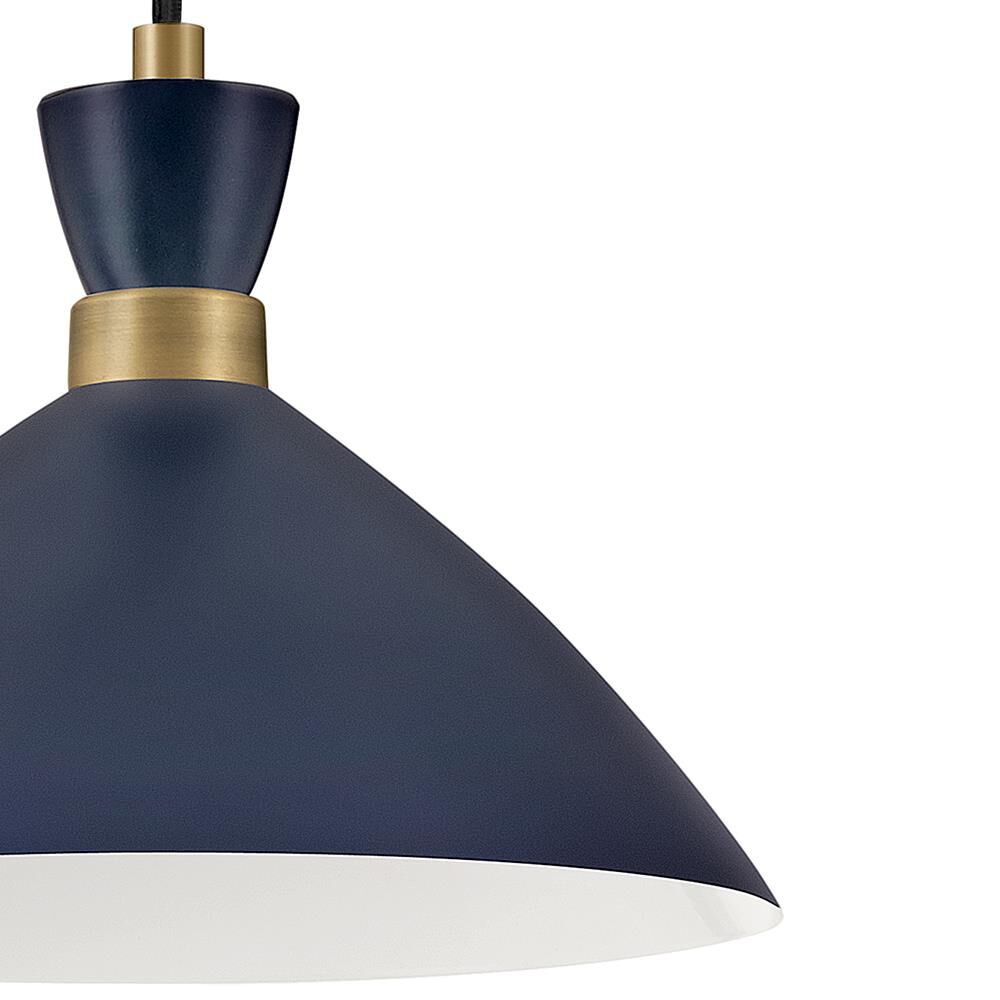 Shown in Matte Navy With Heritage Brass Accents finish