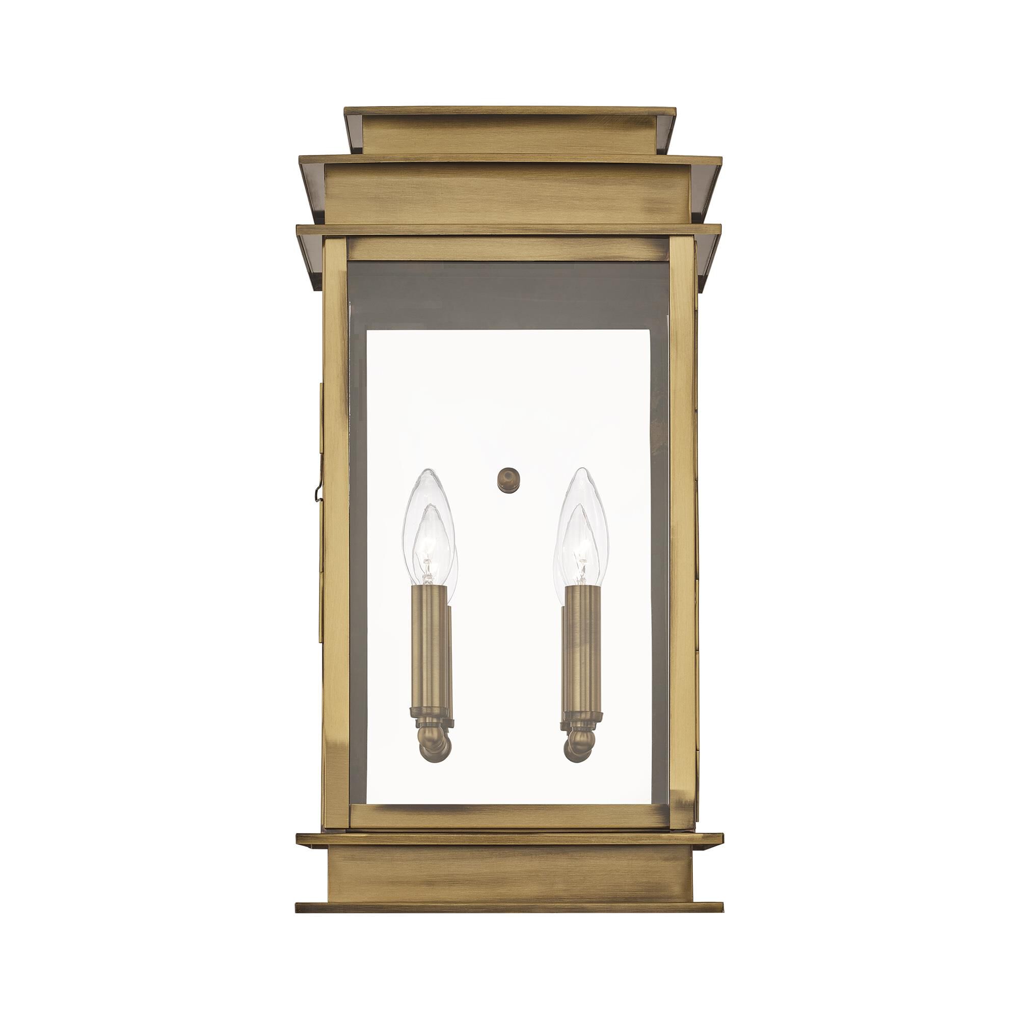 Princeton 19 Inch Tall 2 Light Outdoor Wall Light by Livex Lighting