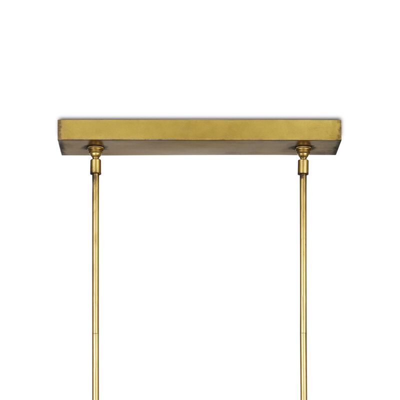 Tonbridge 50 Inch 3 Light LED Linear Suspension Light by Currey and Company