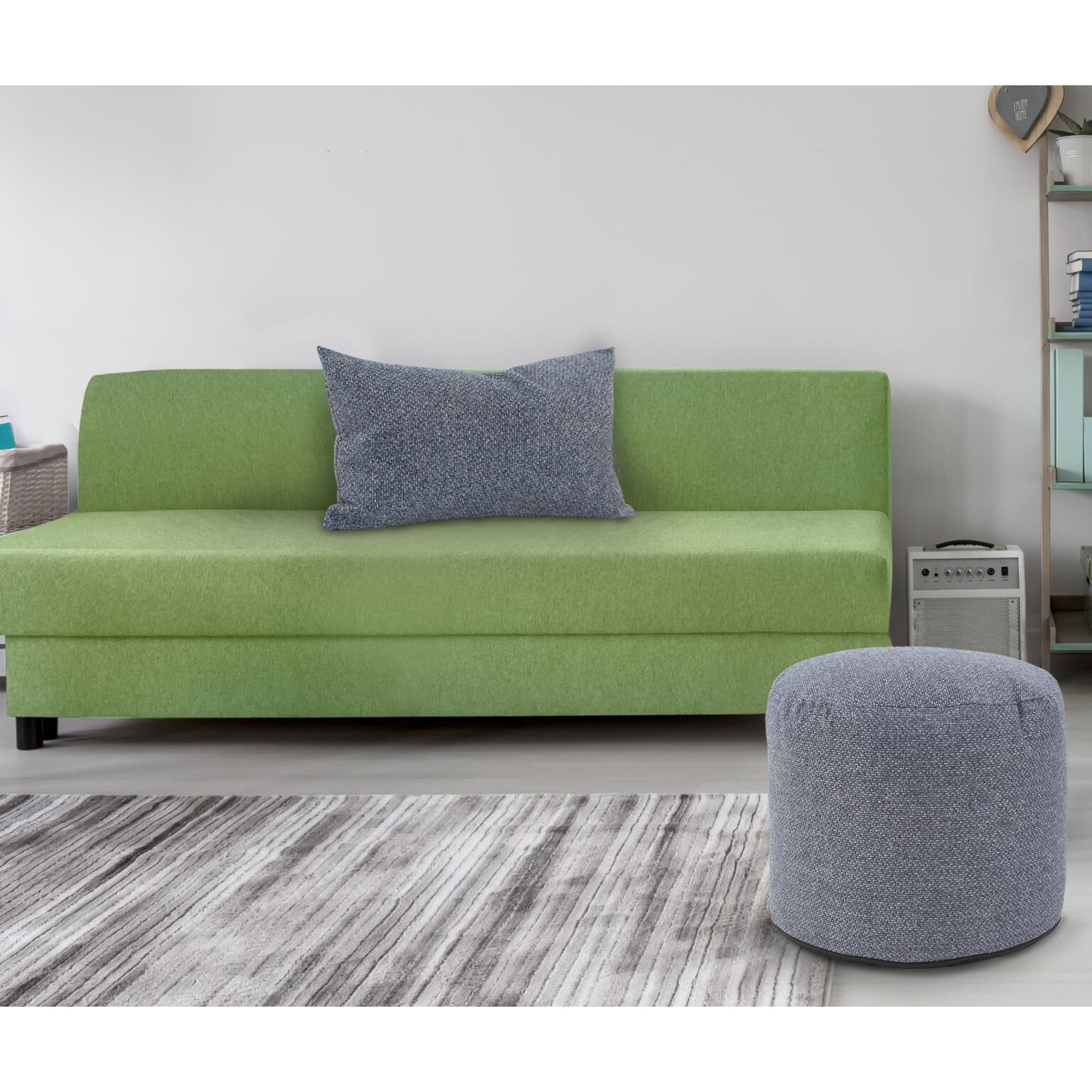 The Panama Pouf  Ottoman by Howard Elliott Collection