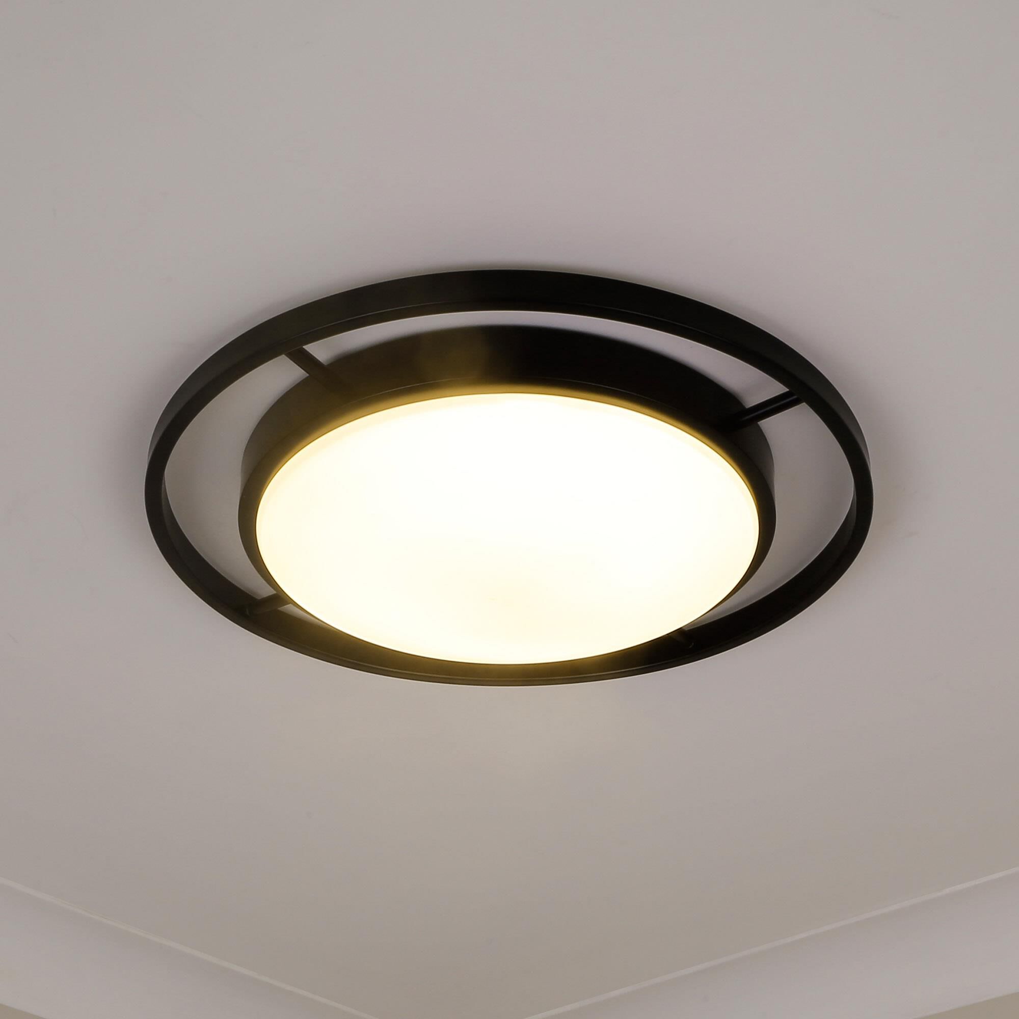 Astra 16 Inch 1 Light LED Flush Mount by Golden Lighting