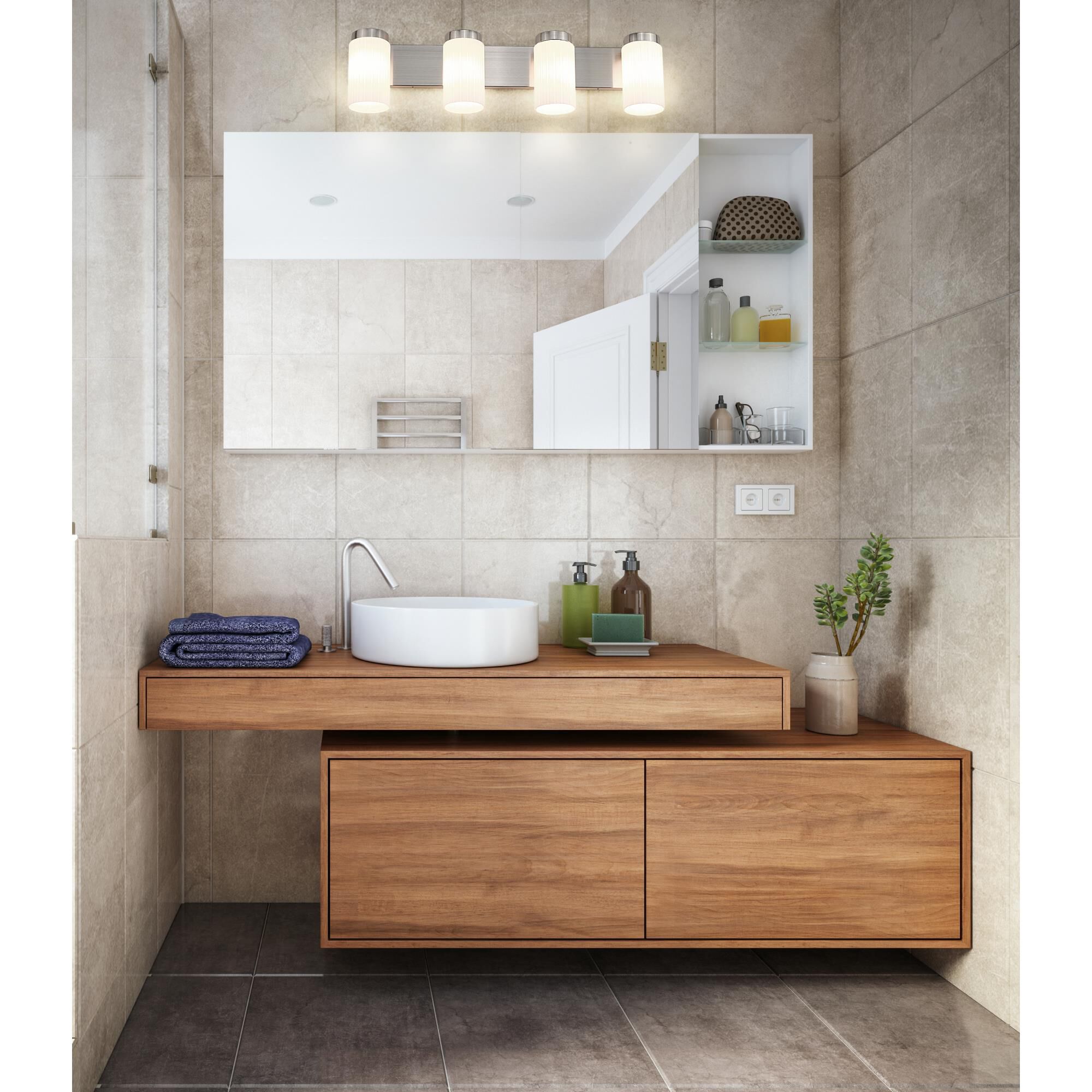 Burk 30 Inch Bath Vanity Light by Z Lite