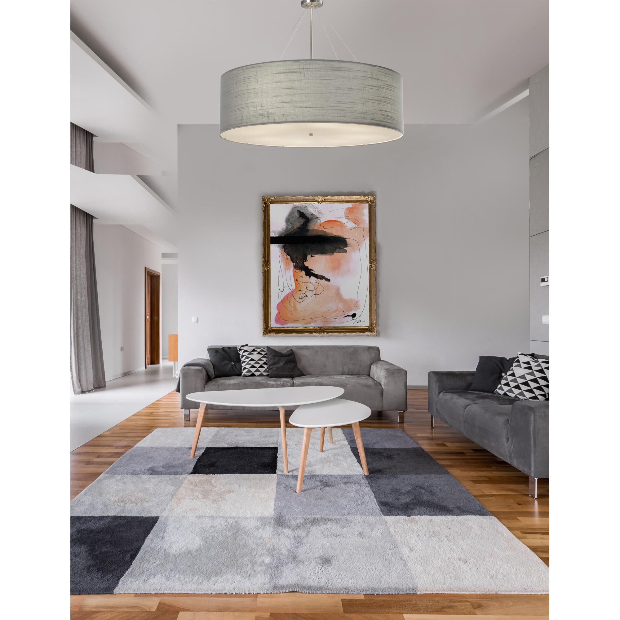 Textile Classic 60 Inch Large Pendant by Justice Design Group