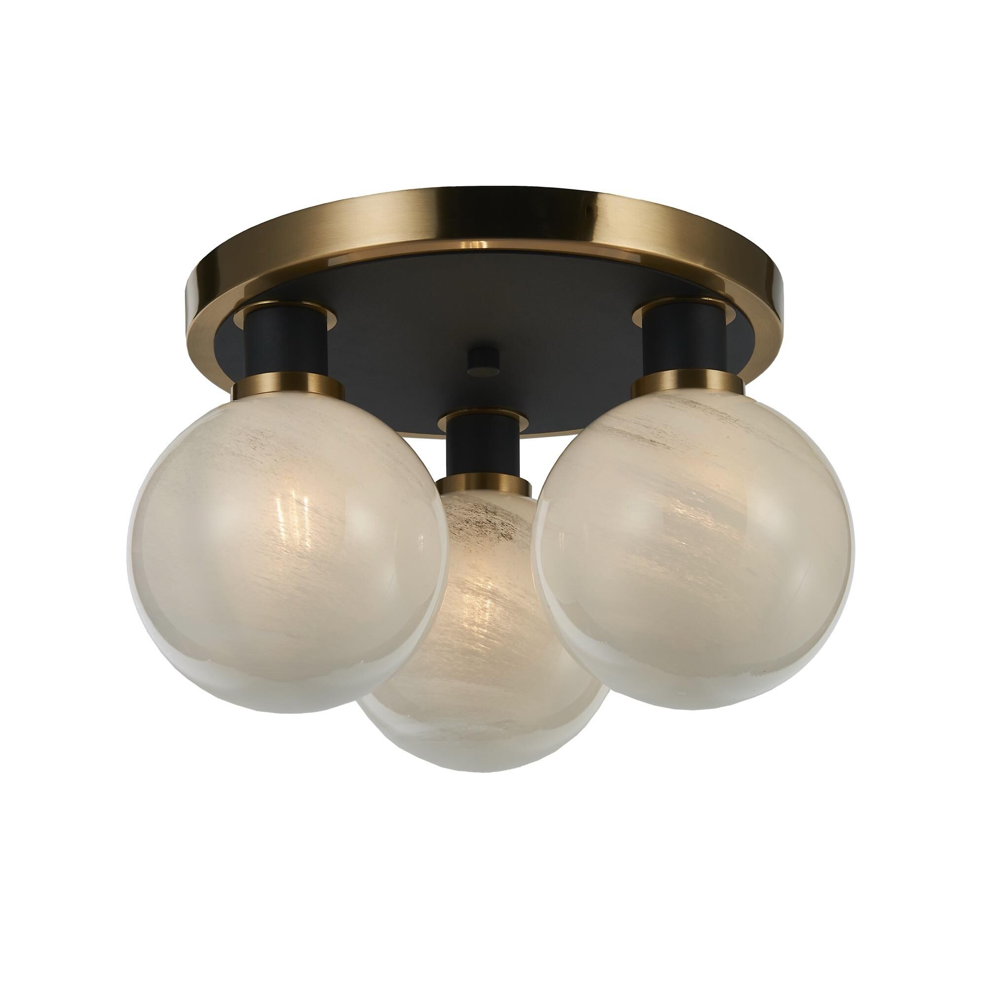 Gem 15 Inch Semi Flush Mount,