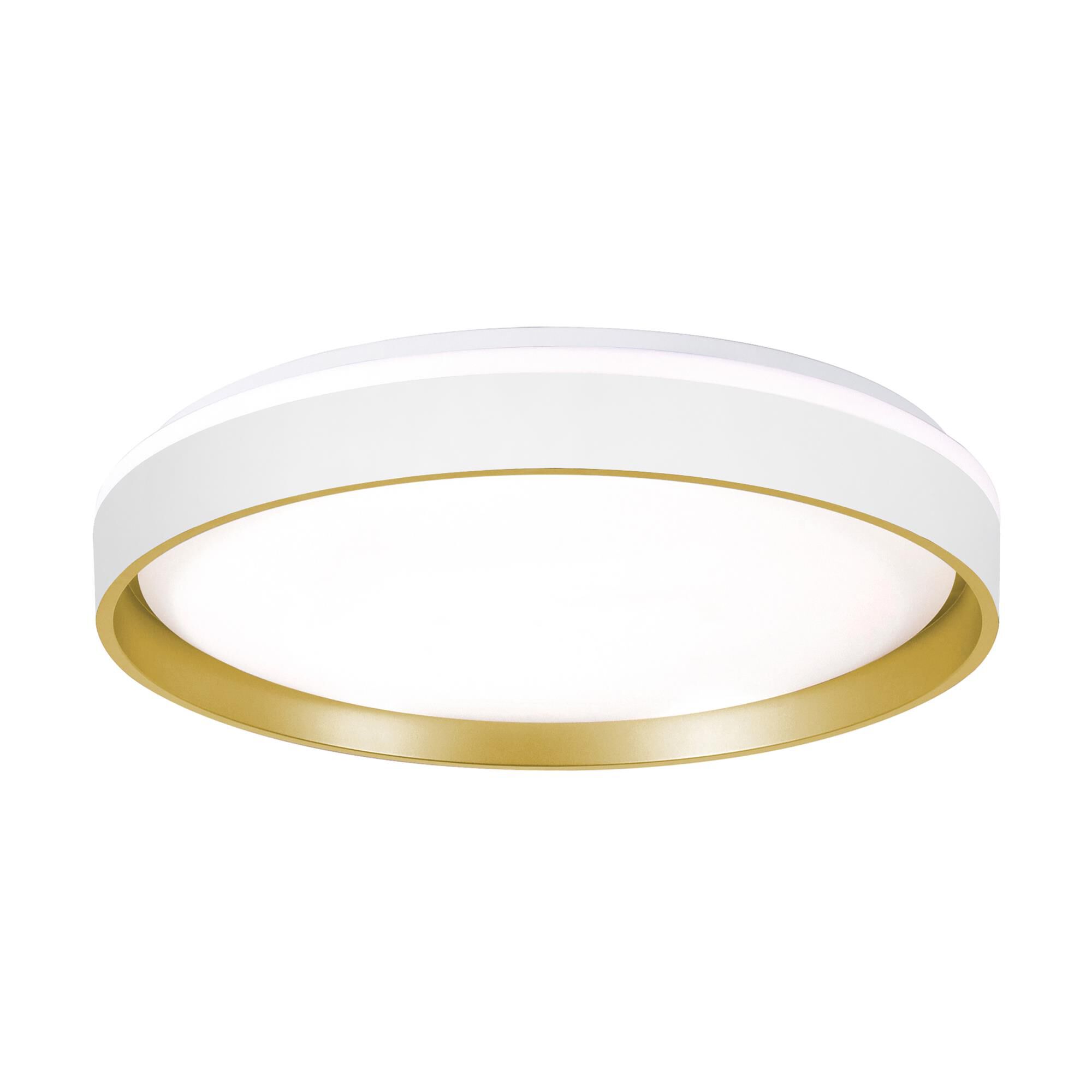 Shown in White finish and Frosted shade