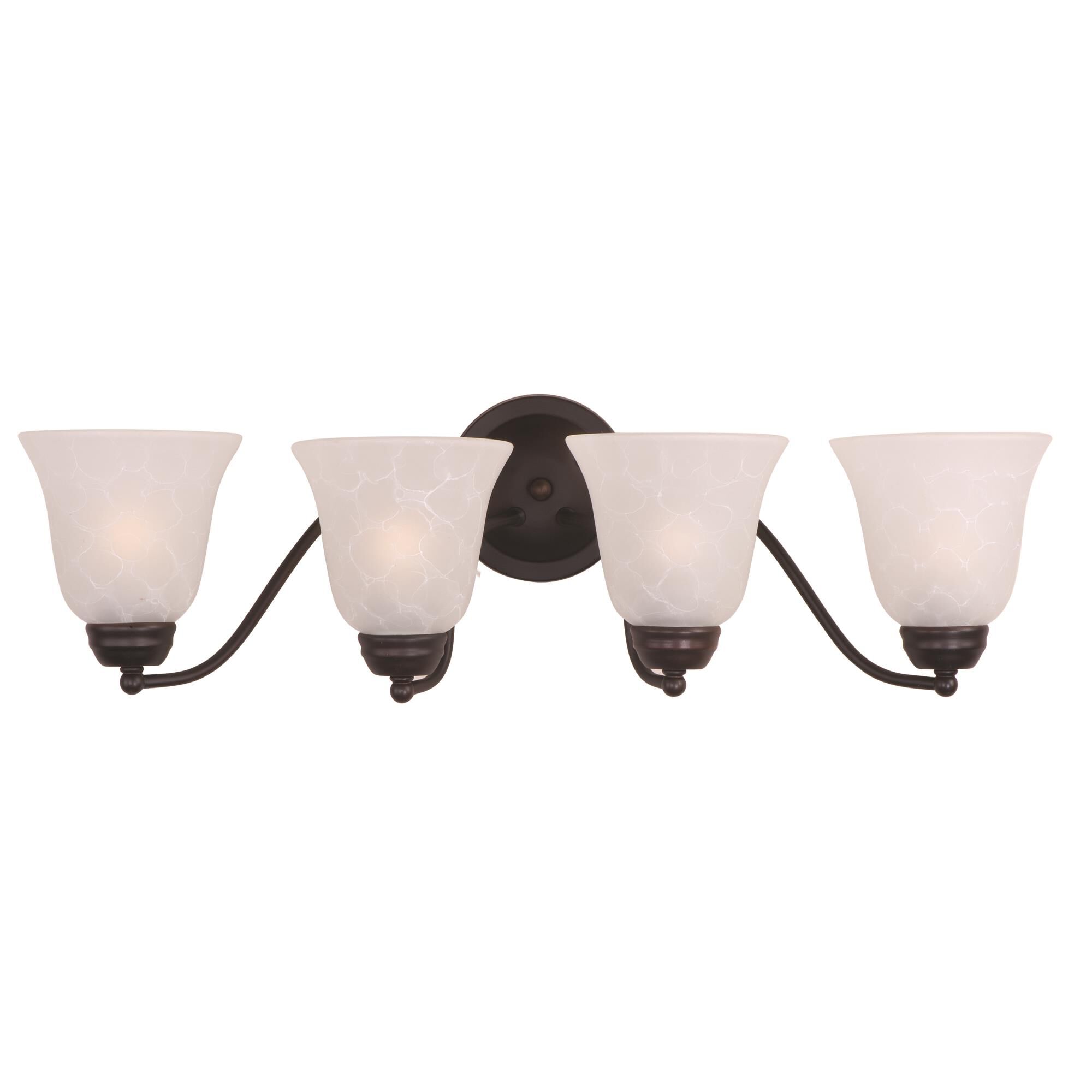 Basix 27 Inch 4 Light Bath Vanity Light by Maxim Lighting