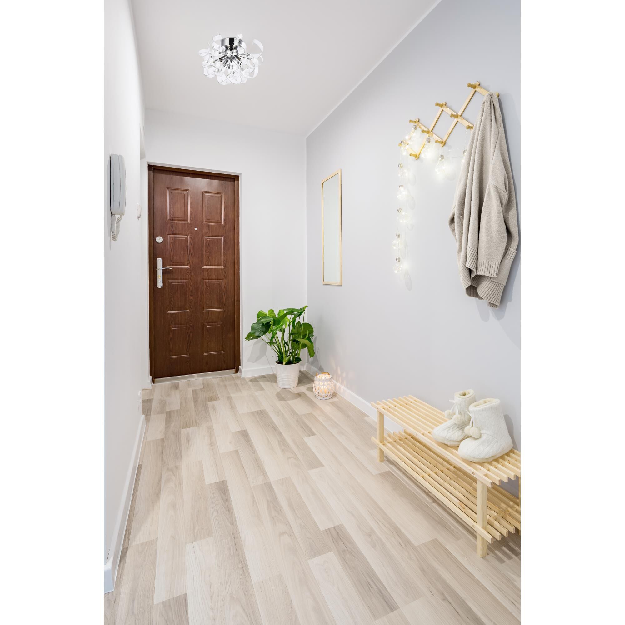 Ritz 14 Inch 4 Light Flush Mount by Elegant Lighting