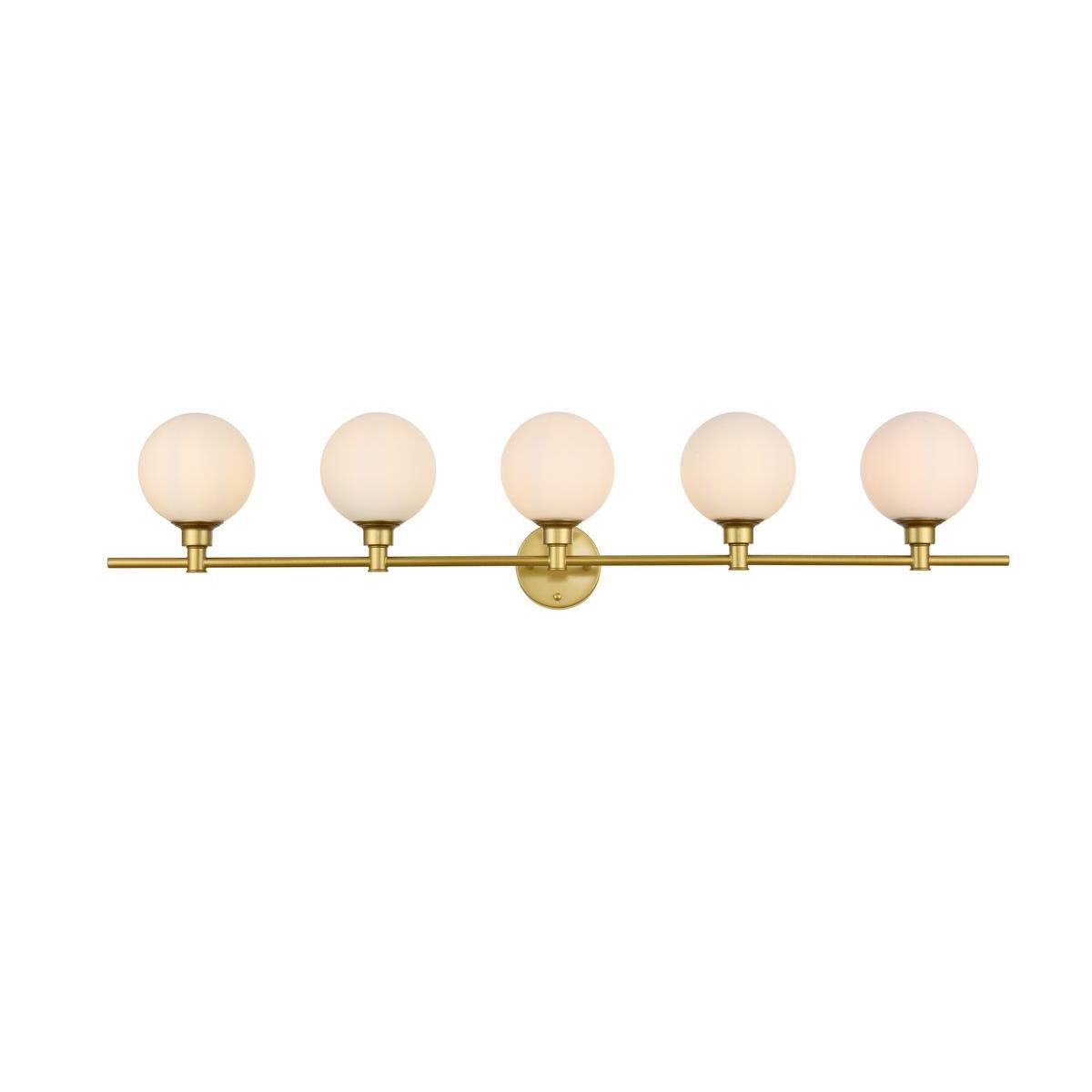 Cordelia 47 Inch 5 Light Bath Vanity Light by Elegant Lighting