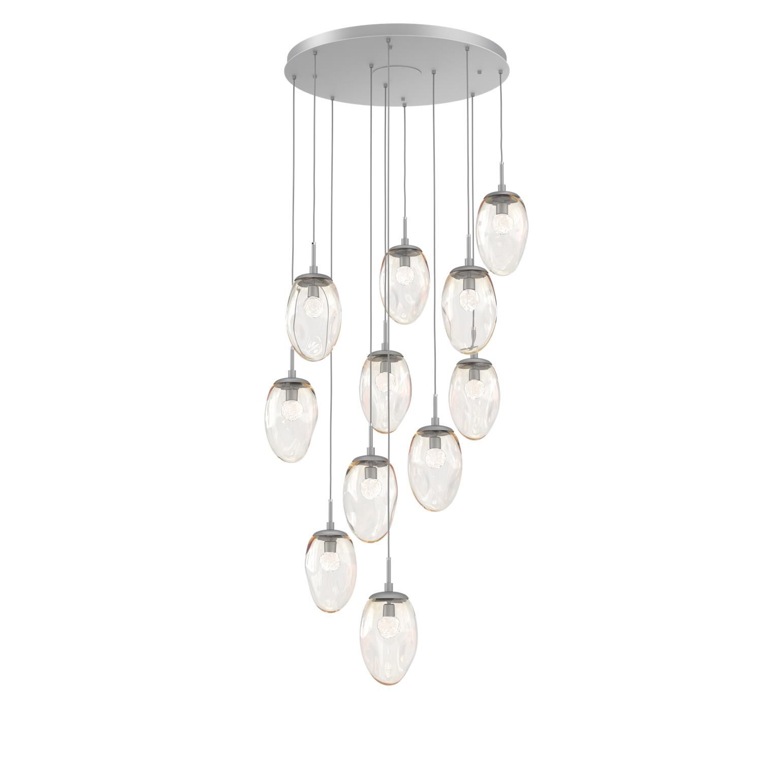 Levi Wilson Nebula 37 Inch 11 Light LED Multi Light Pendant by Hammerton Studio