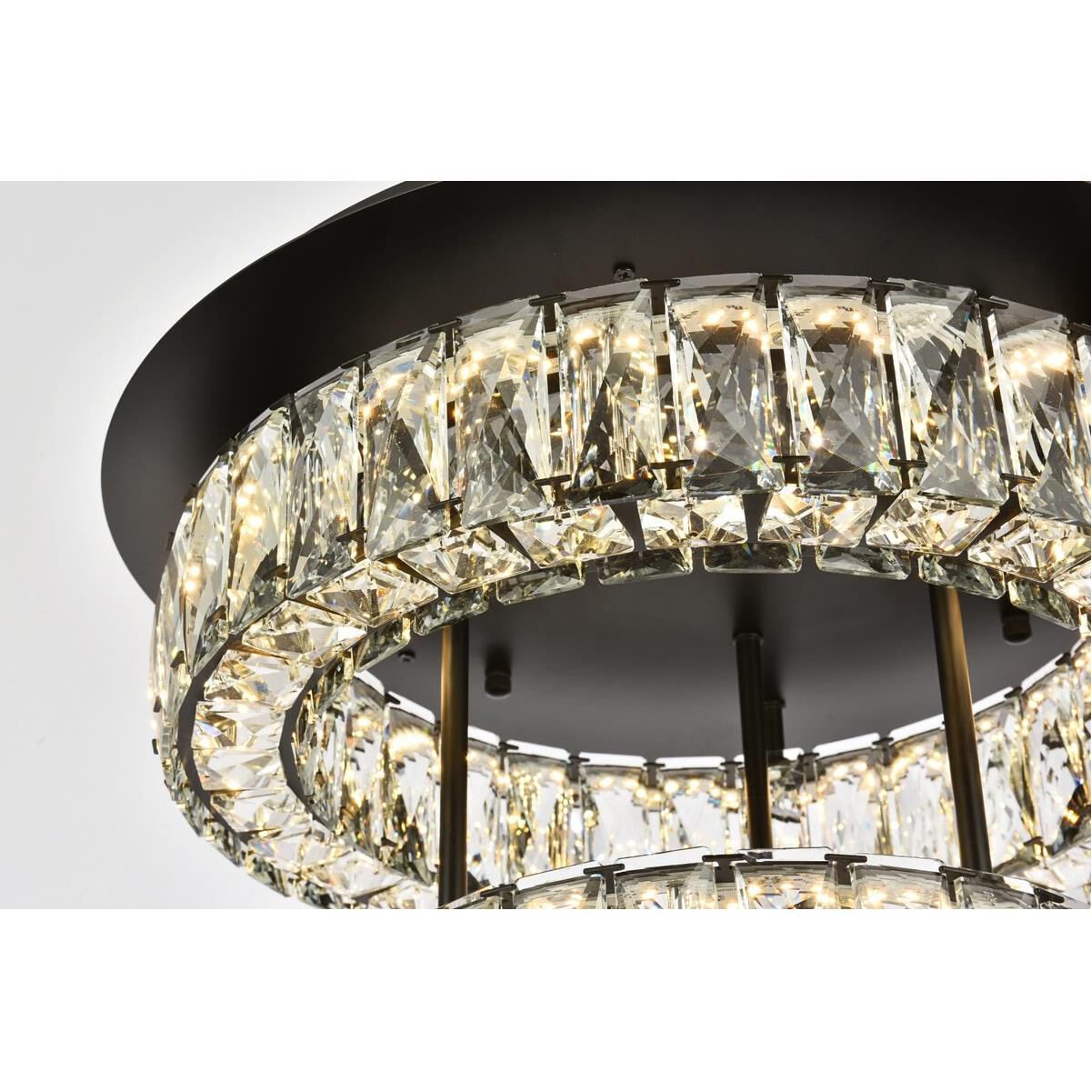 Monroe Semi Flush Mount by Elegant Lighting